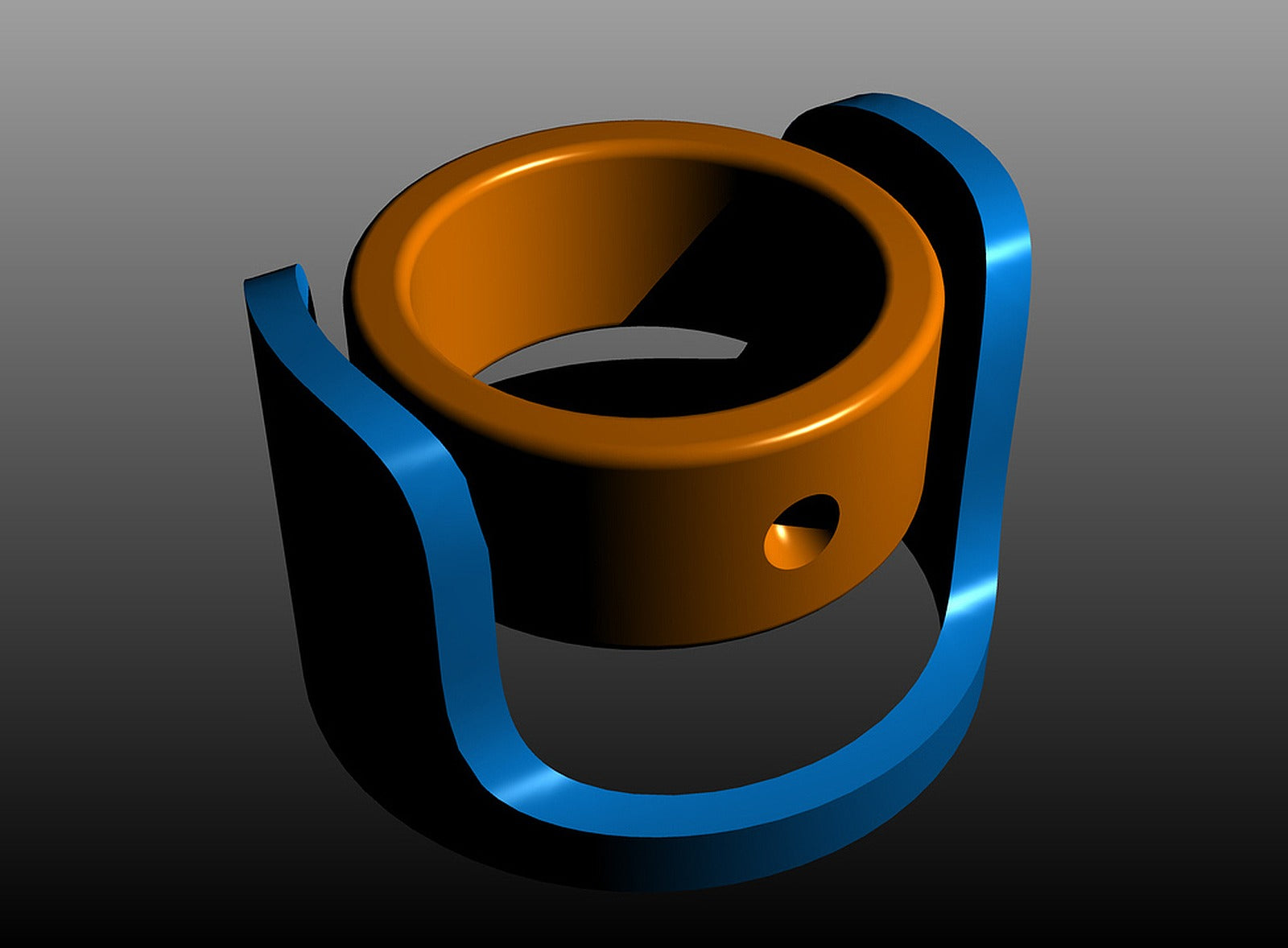 Modular hollow universal joint for cable management – 3D Baskı Modeli