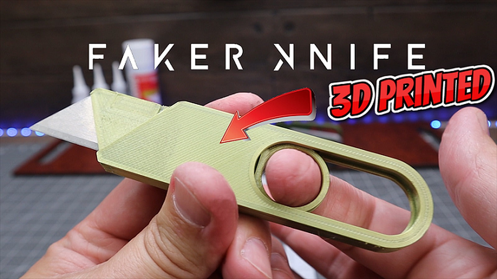 Faker ꓘnife – 3D Baskı Modeli