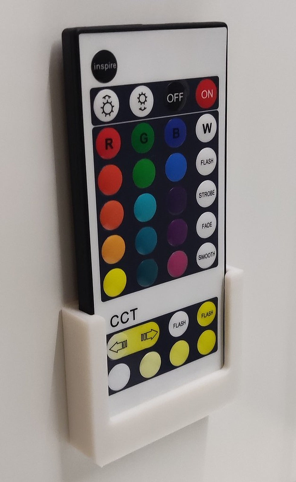 RGB LED Remote Control stand Mount – 3D Baskı Modeli