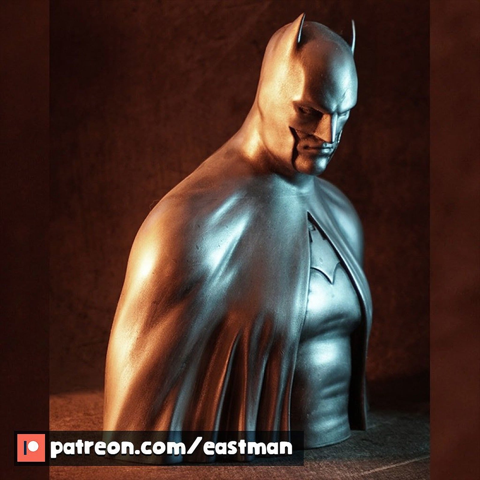Batman - The Caped Crusader bust (fan art) – 3D Baskı Modeli