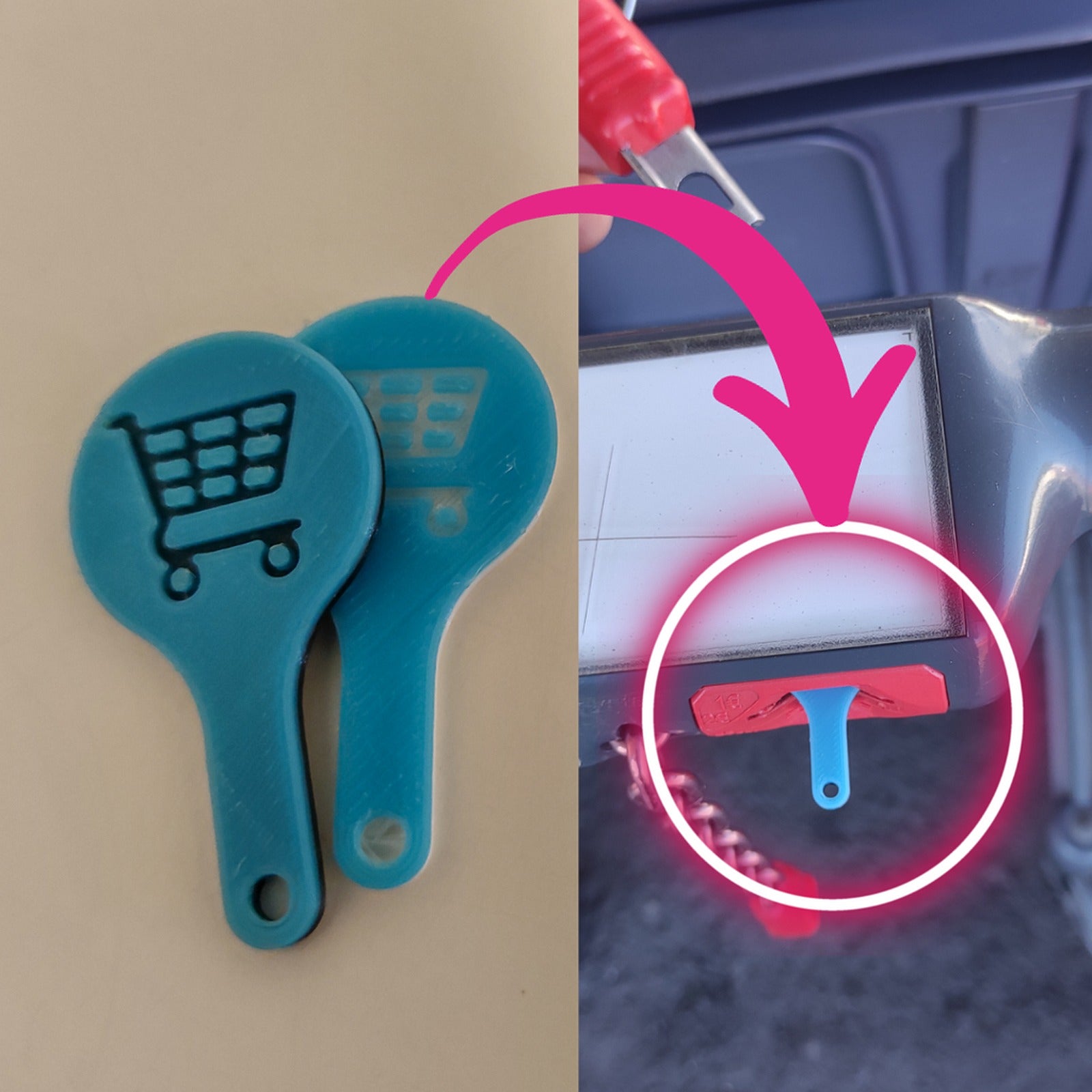 Cart Key – 3D Baskı Modeli