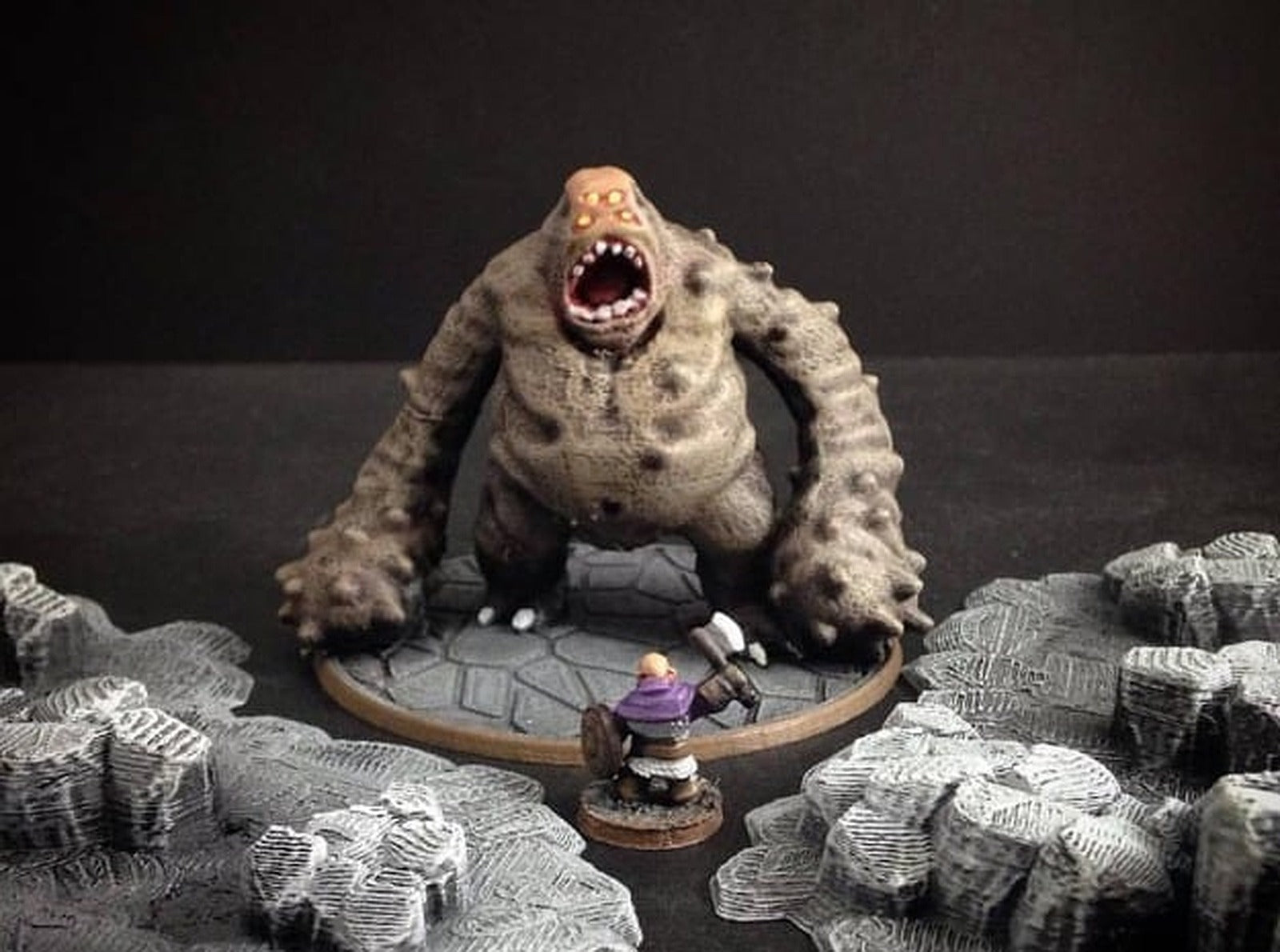 Cave Lurker (15mm scale) – 3D Baskı Modeli