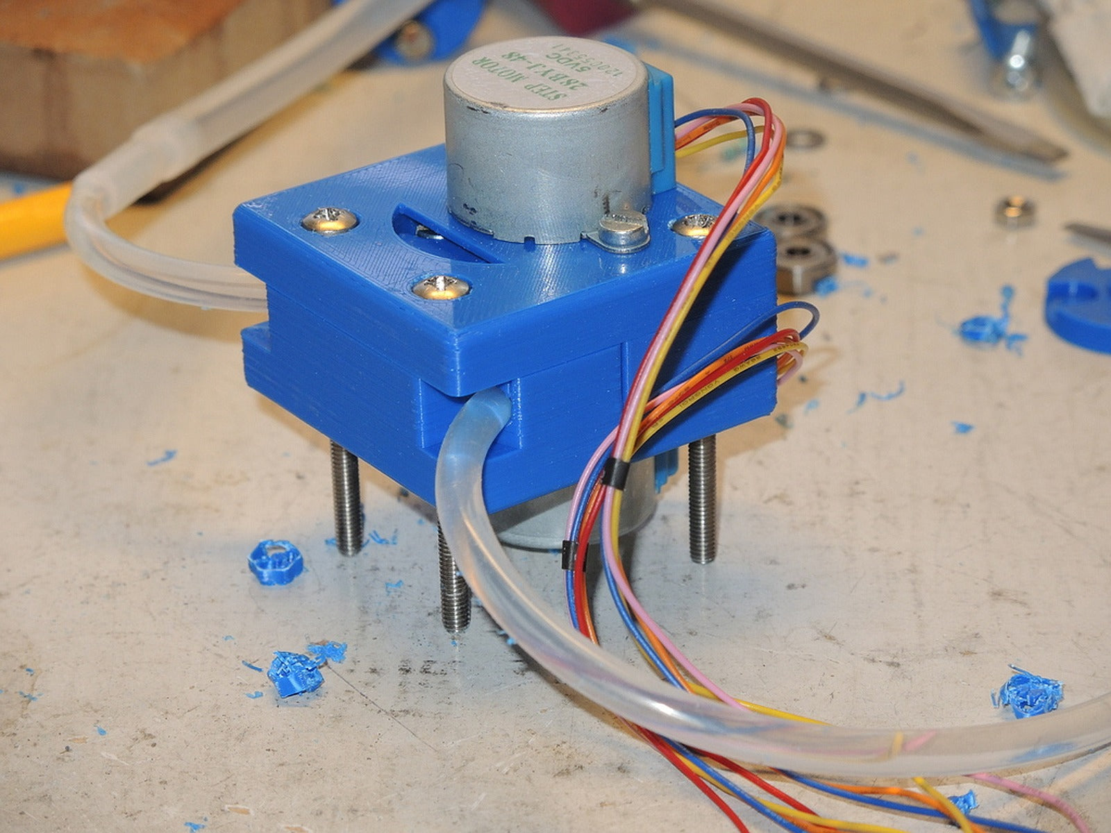 Low cost peristaltic pump – 3D Baskı Modeli