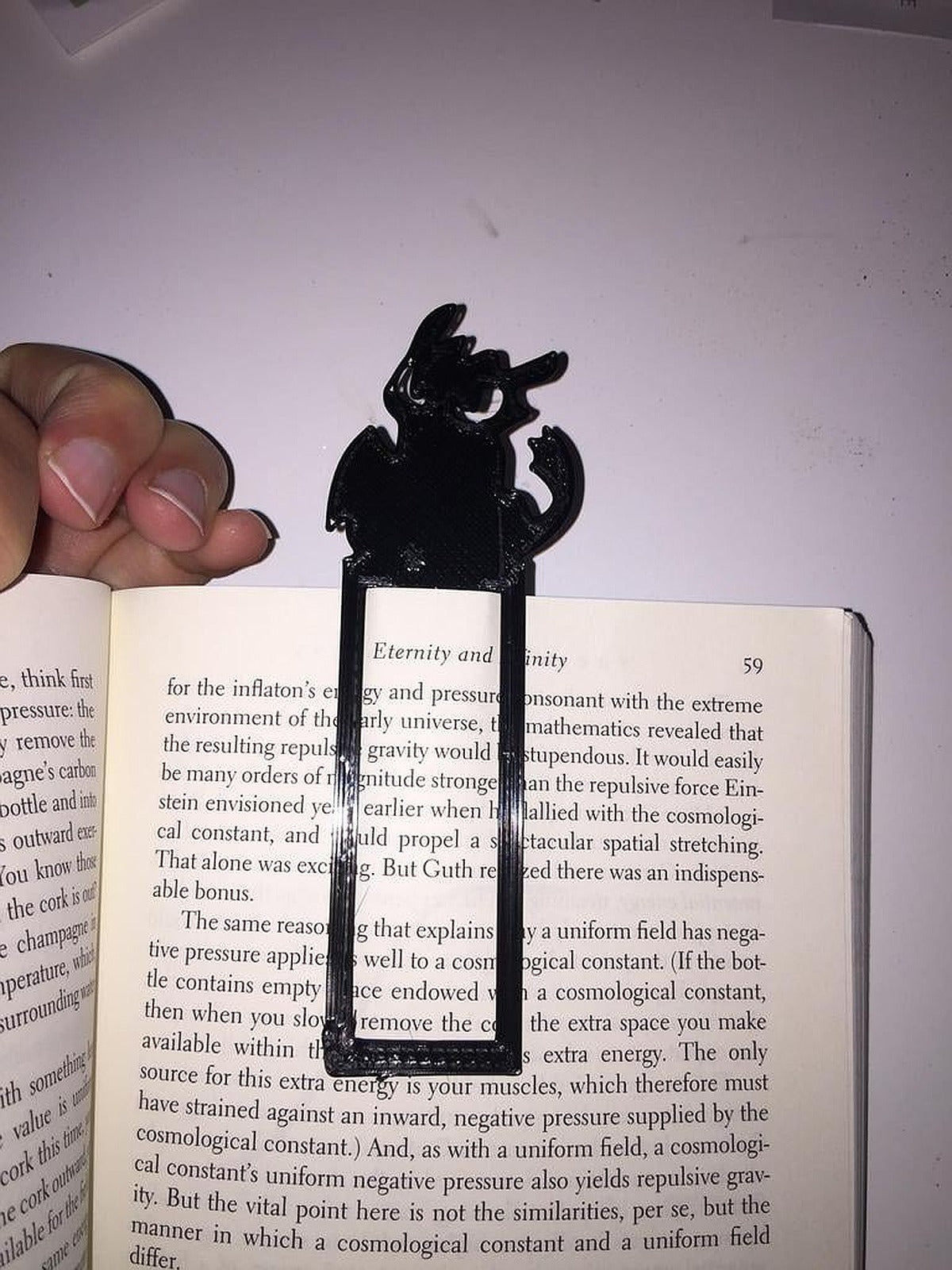 Toothless Night Fury Bookmark – 3D Baskı Modeli
