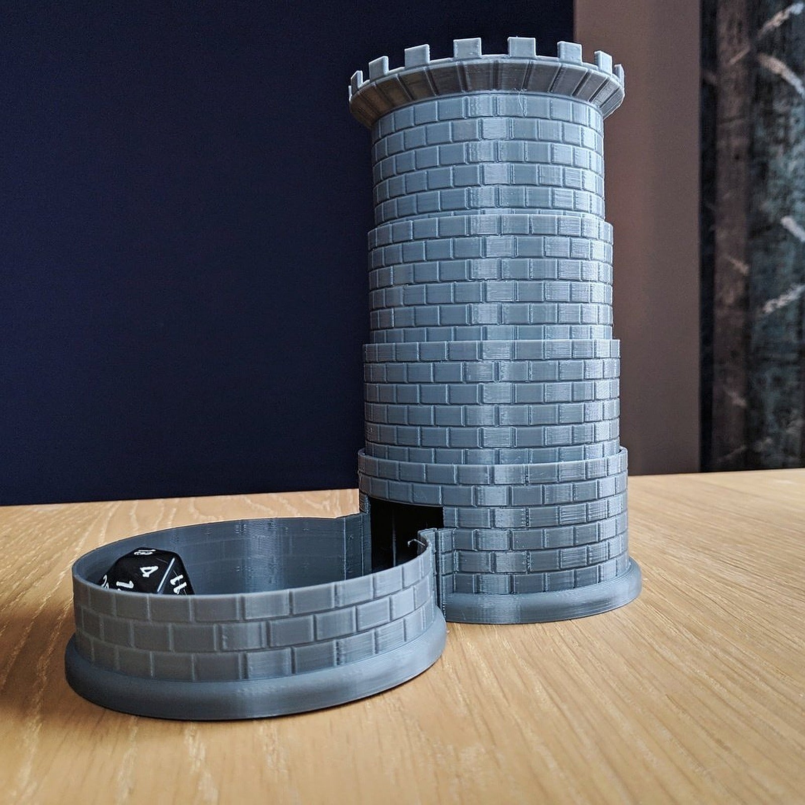 Collapsible dice tower – 3D Baskı Modeli