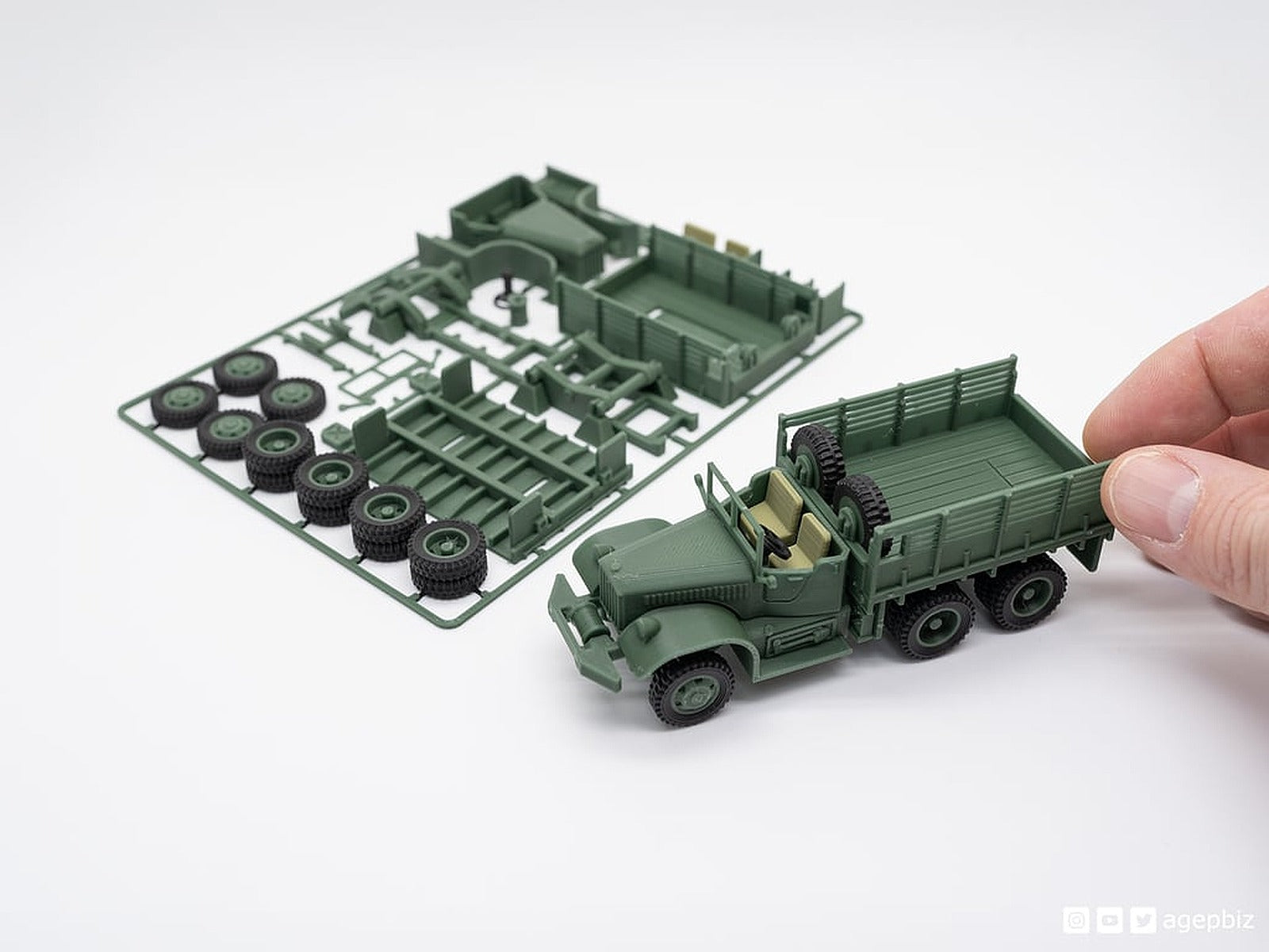 Army Truck Kit Card – 3D Baskı Modeli