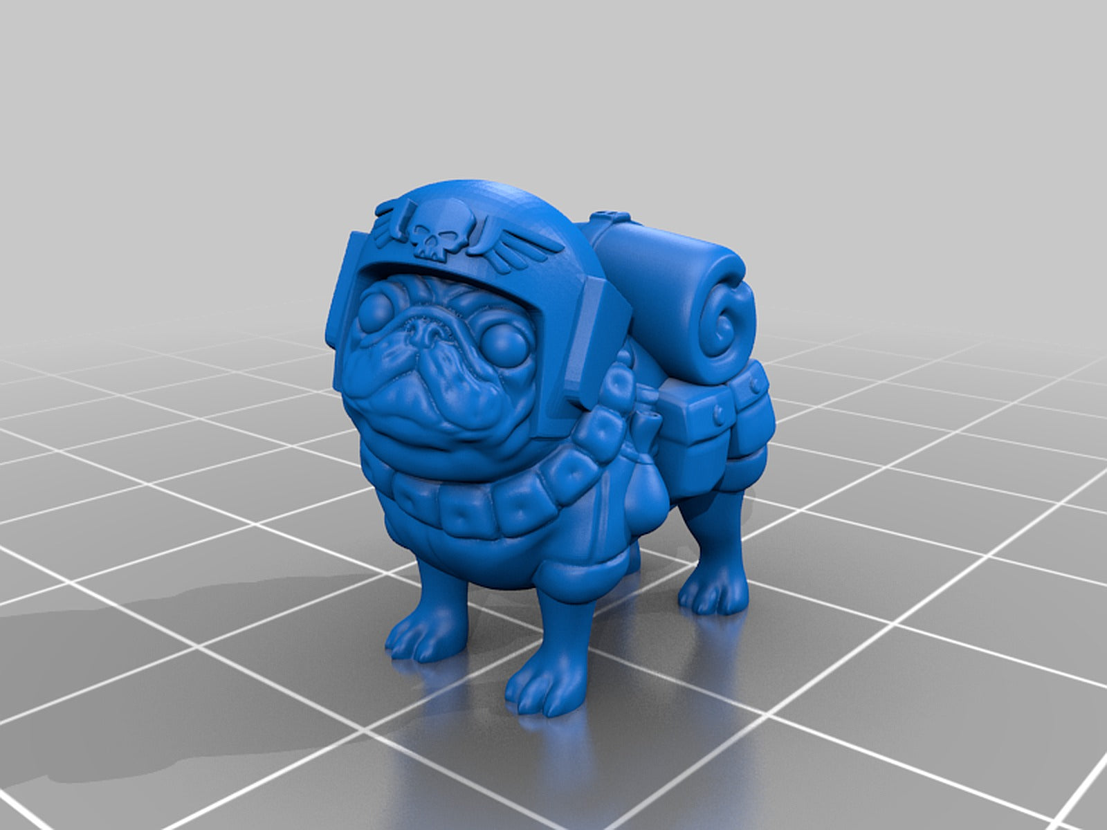 Cadian pug – 3D Baskı Modeli