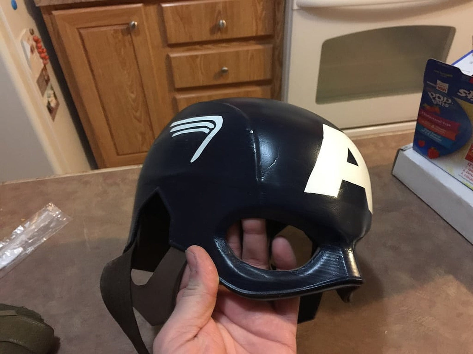 Captain America Helmet – 3D Baskı Modeli