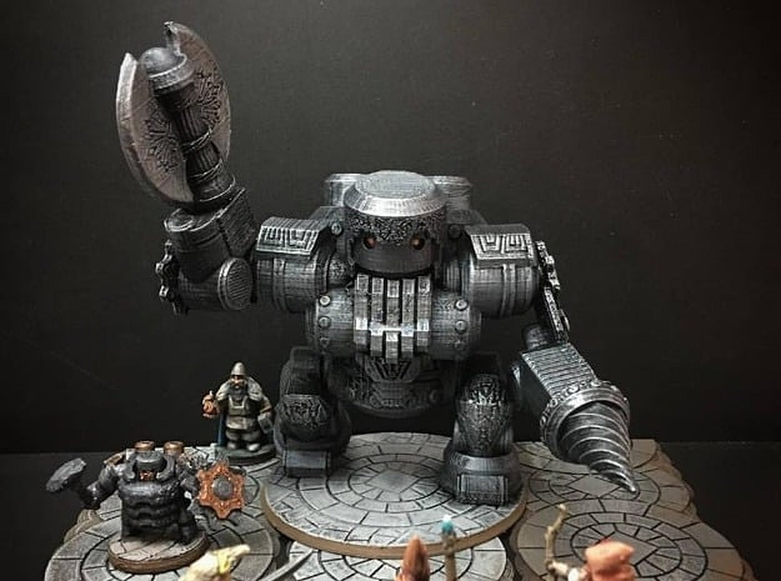 Netherforge Jotunkiller (28mm/Heroic scale) – 3D Baskı Modeli