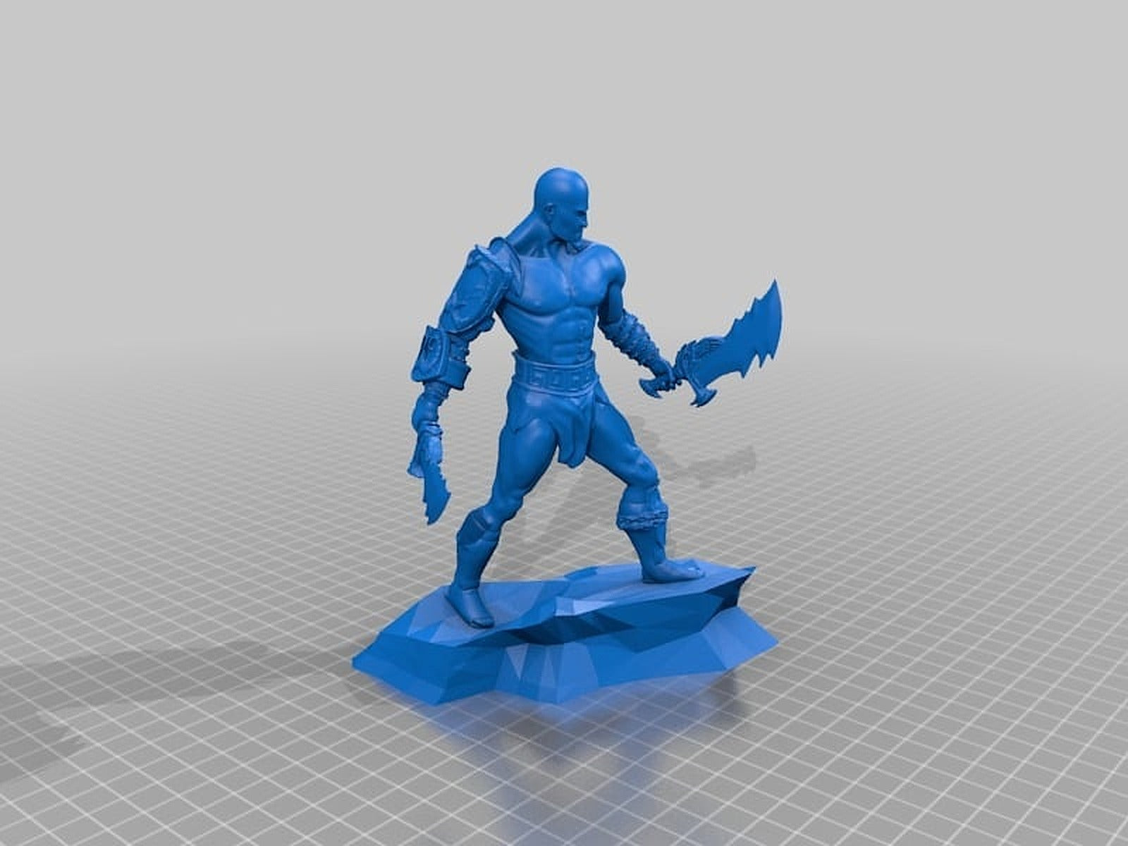 Kratos - God of War – 3D Baskı Modeli