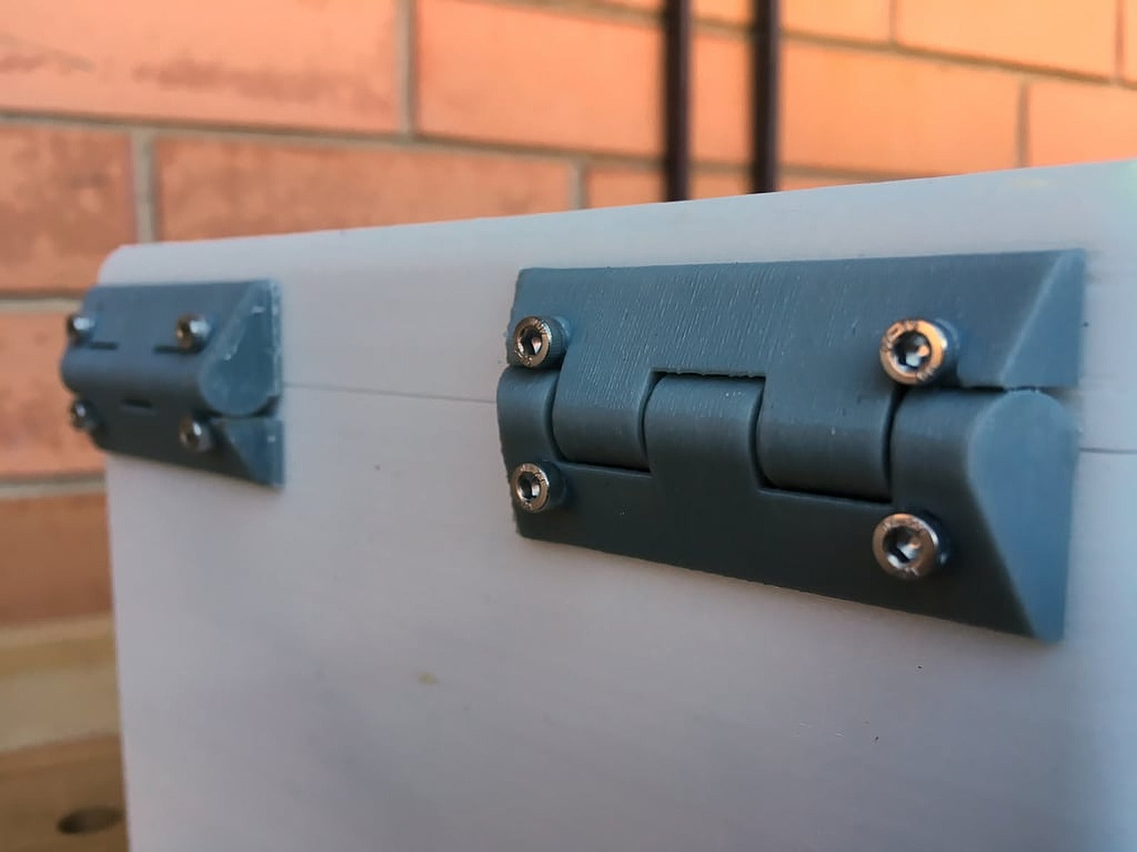 Low profile, print in place, 60mm hinge. – 3D Baskı Modeli