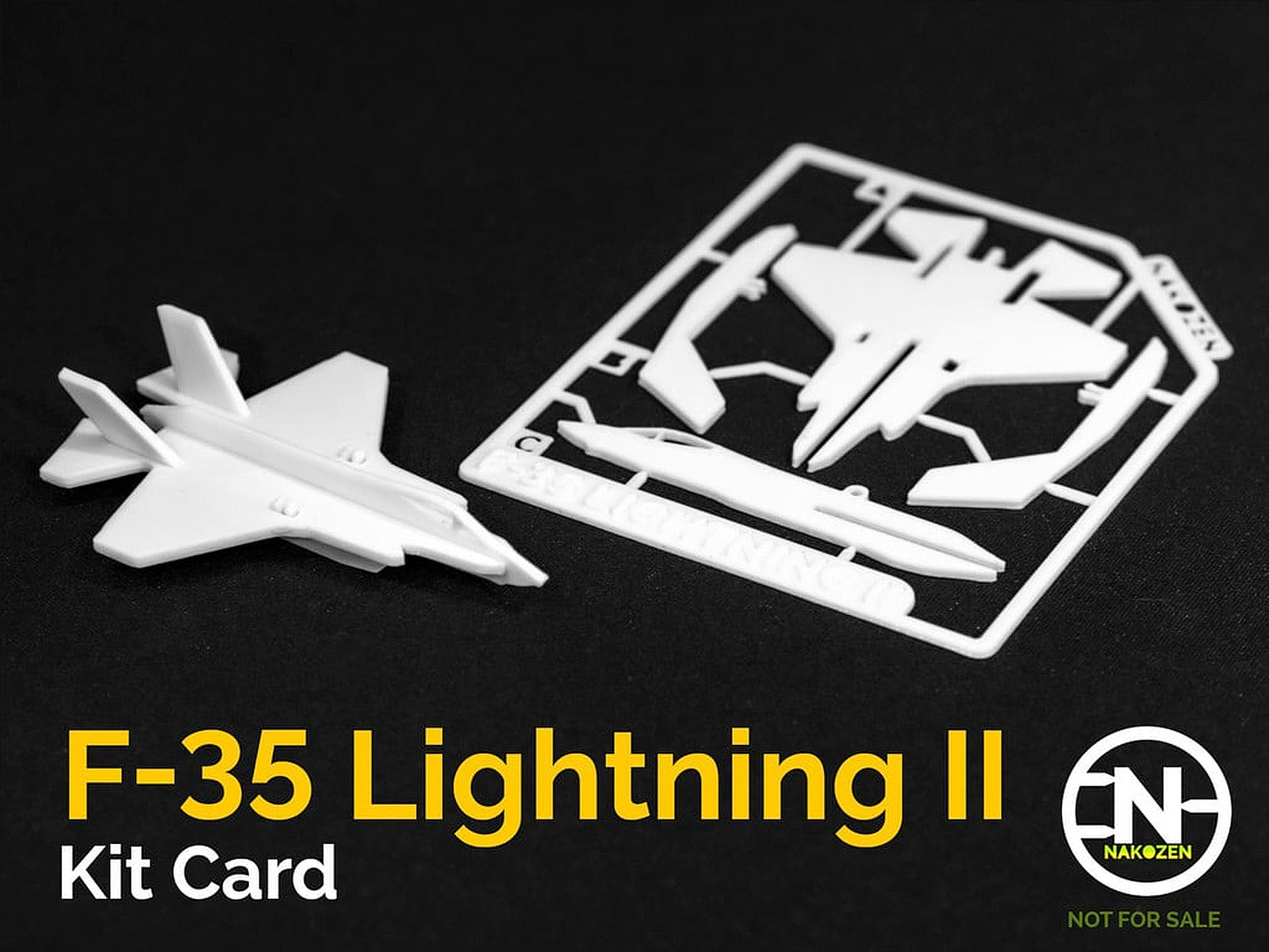 F-35 Lightning II Kit Card – 3D Baskı Modeli