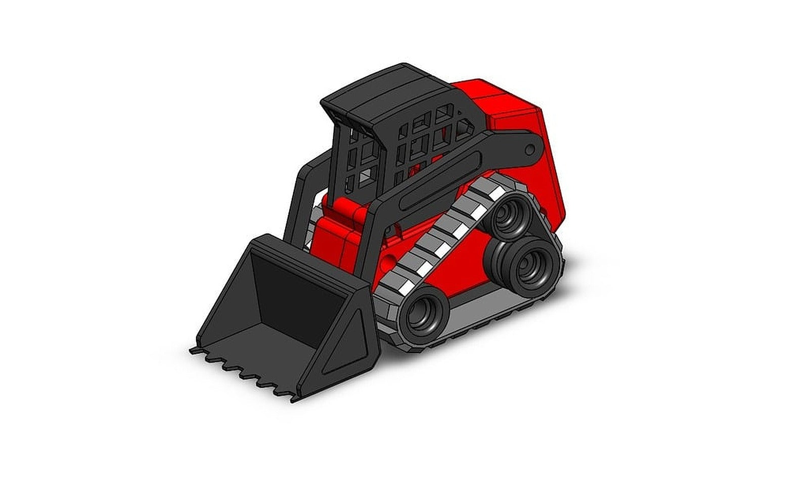 Mini Track Loader RC – 3D Baskı Modeli