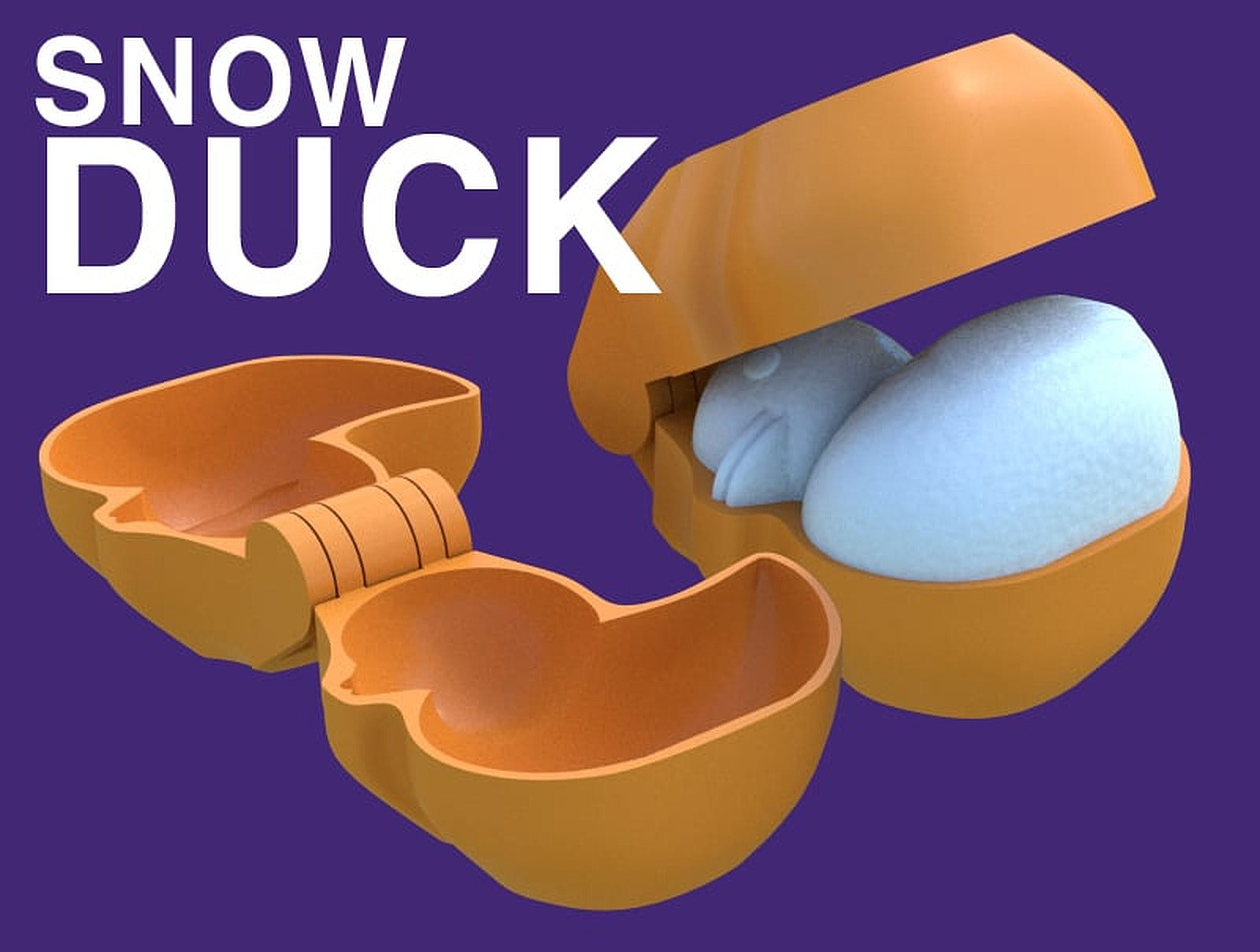 snow duck – 3D Baskı Modeli