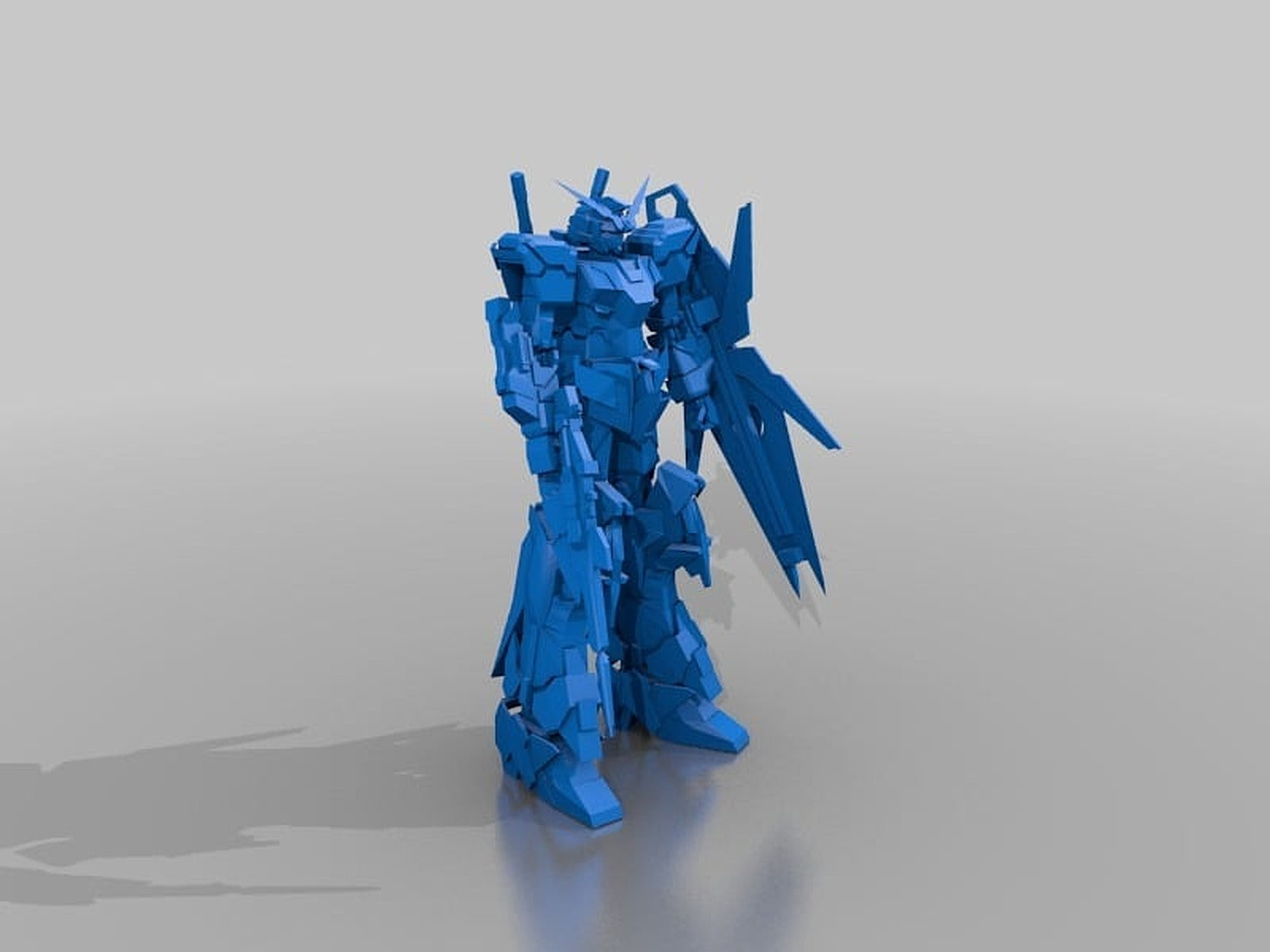 RX-0 Unicorn Gundam (Destroy Mode) – 3D Baskı Modeli