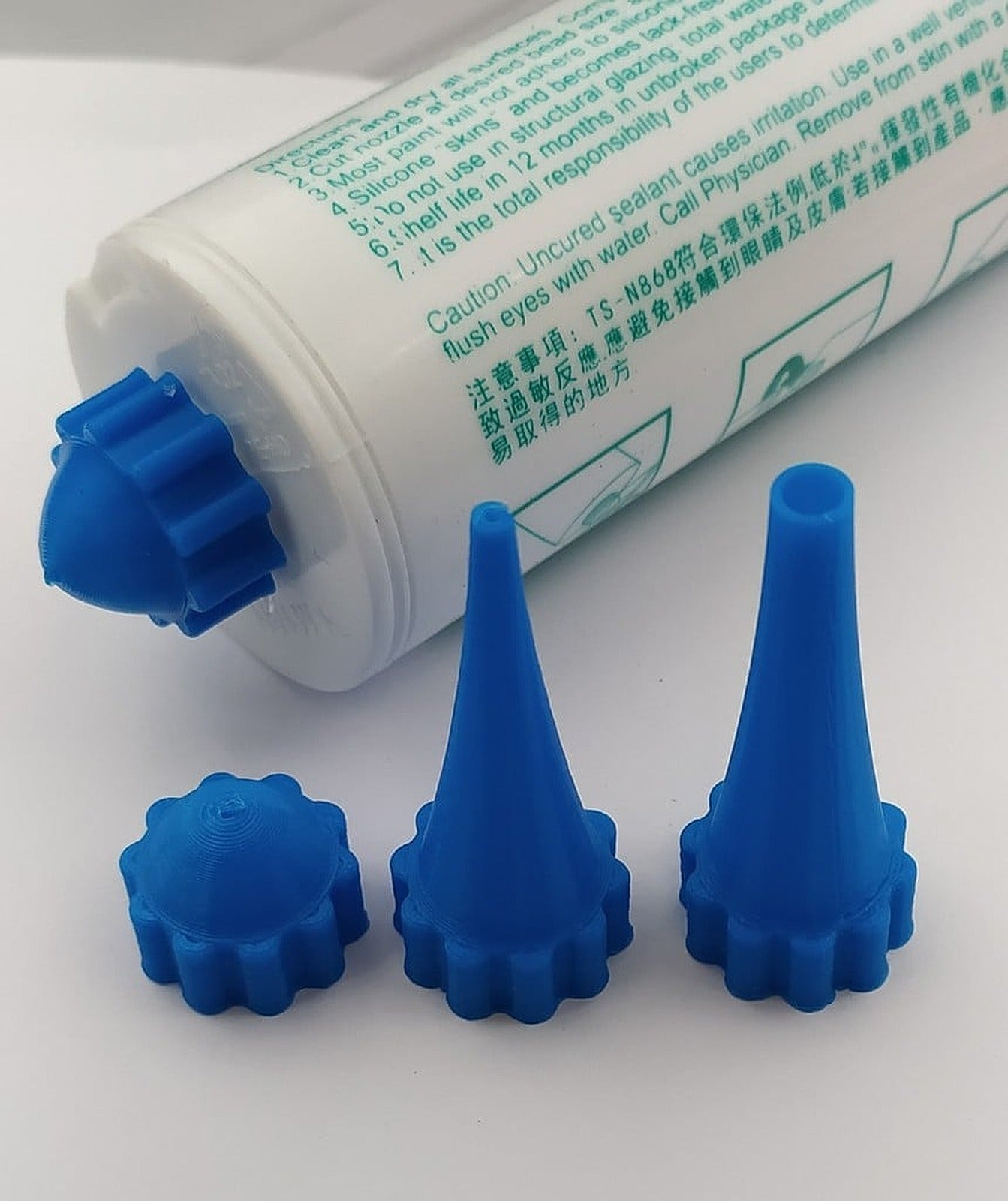 Seal gun nozzles and cork – 3D Baskı Modeli