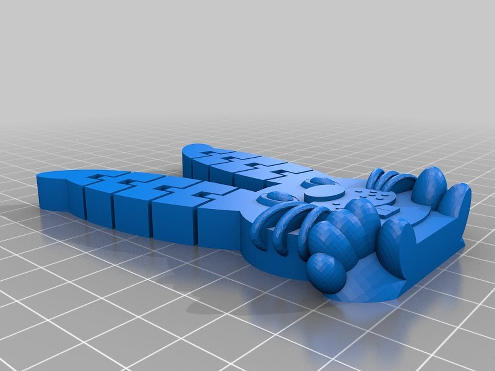 Floppy Bunny (articulated ears) Easter – 3D Baskı Modeli