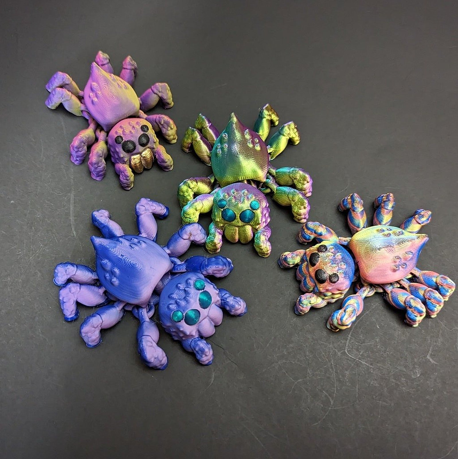Articulated Jumping Spider – 3D Baskı Modeli