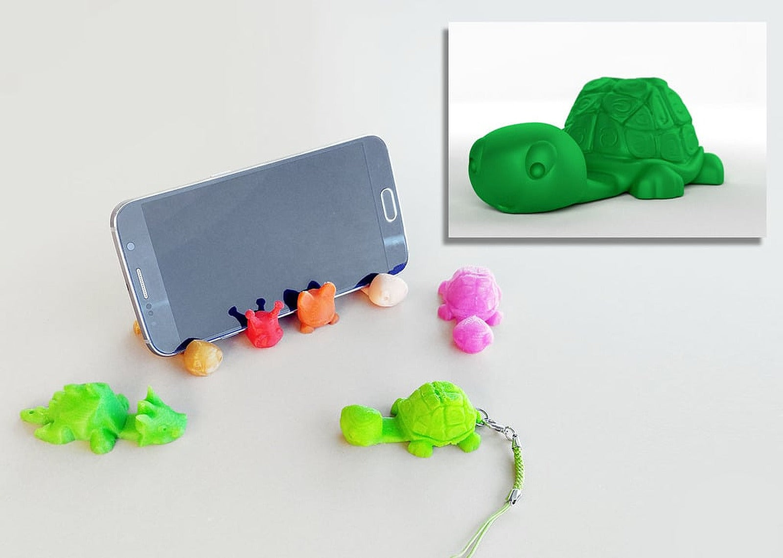 Tortoise  anahtarlık / Smartphone stand – 3D Baskı Modeli