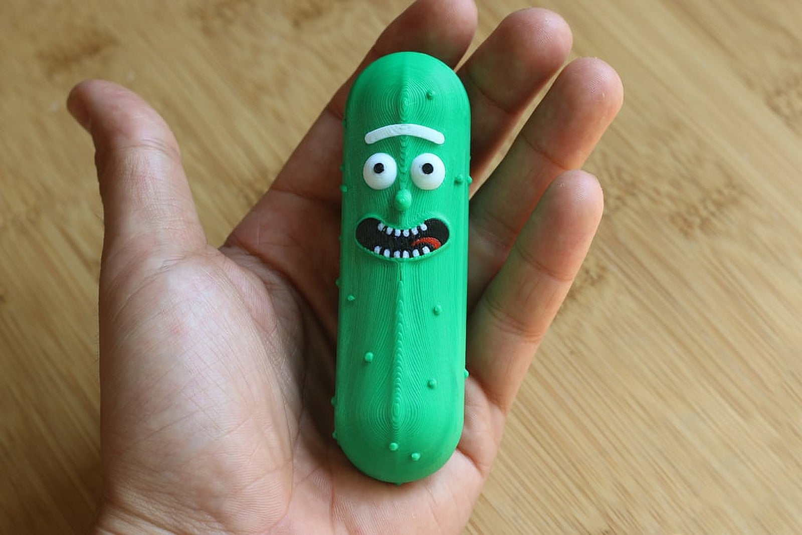 Multi-Color Pickle Rick (Rick and Morty) – 3D Baskı Modeli