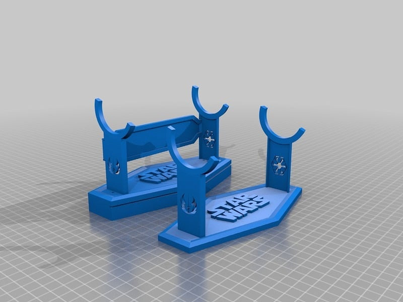 Star Wars Full Size Lightsaber stand Customizable – 3D Baskı Modeli