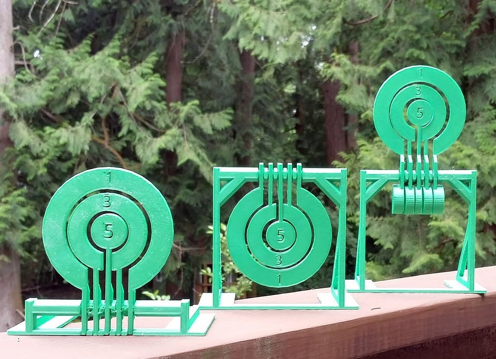 Print-in-place target spinners – 3D Baskı Modeli