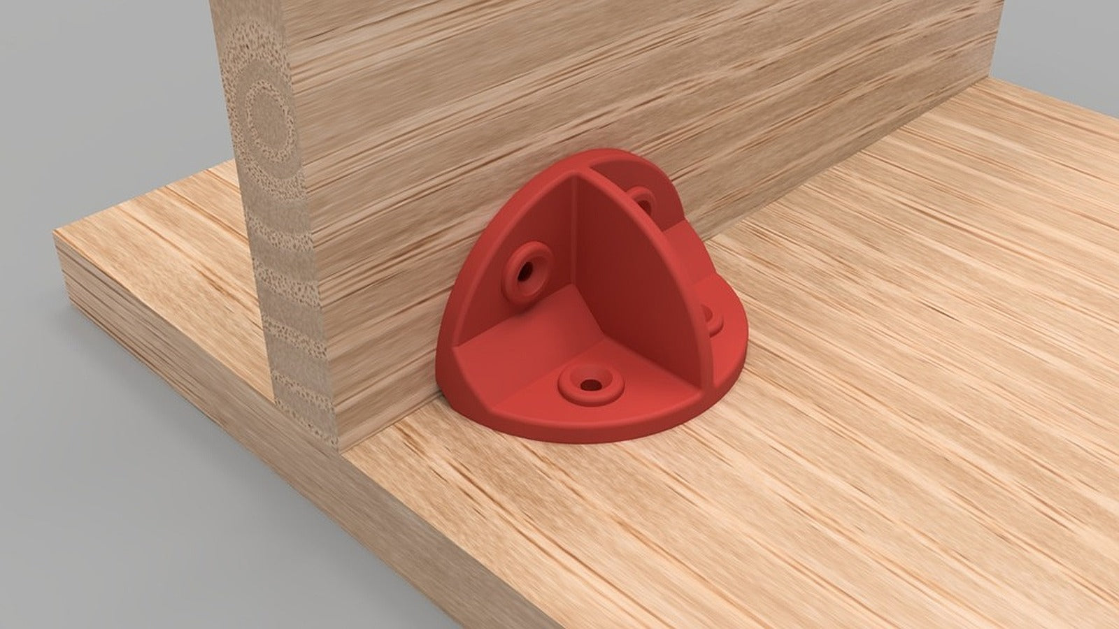 Rounded Furniture braket (90 degree) – 3D Baskı Modeli