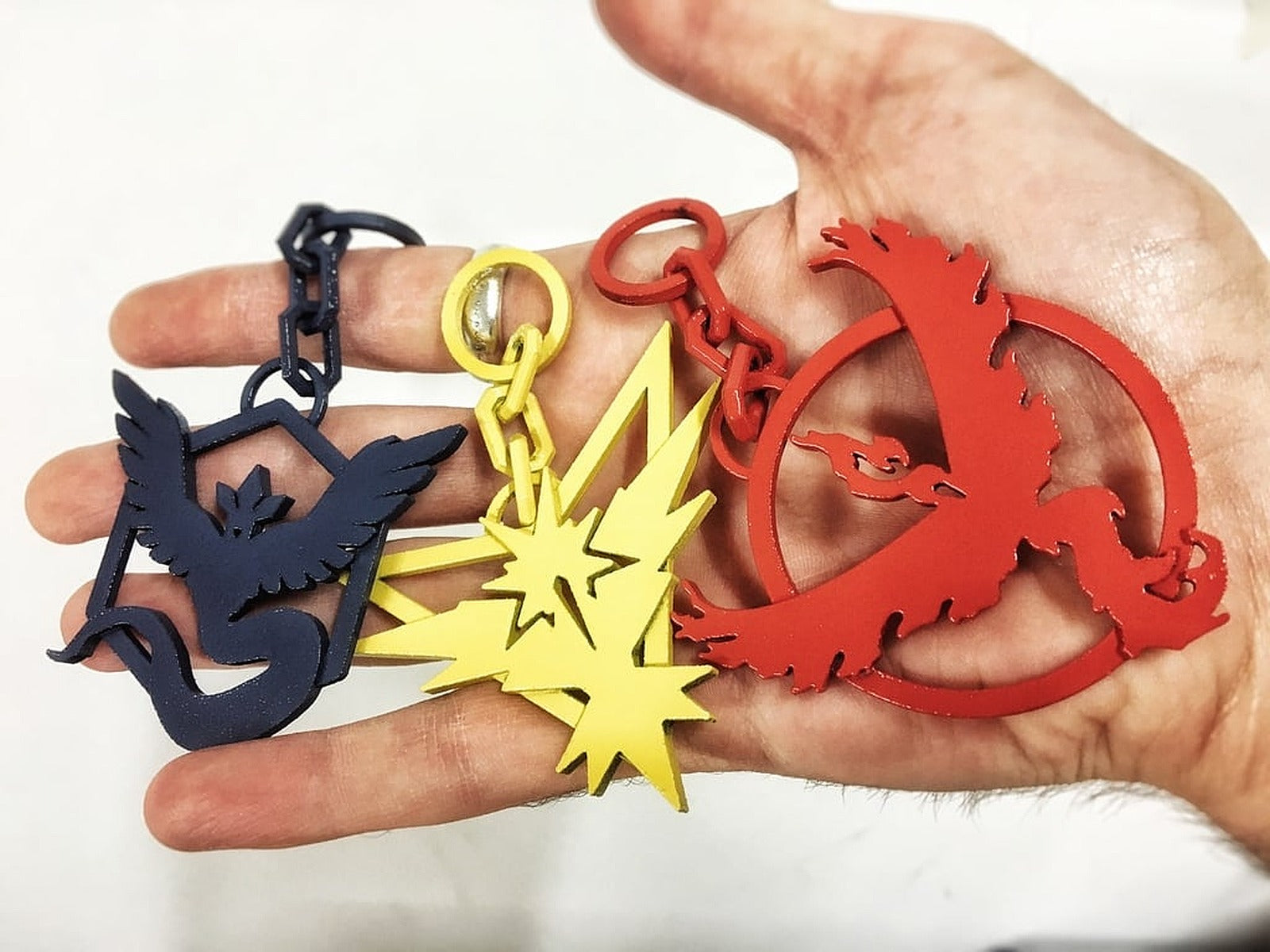 Pokemon Go Teams logo keyrings SLS REMIX – 3D Baskı Modeli
