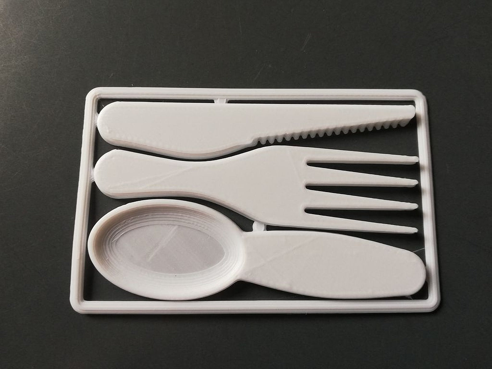 Credit card cutlery – 3D Baskı Modeli