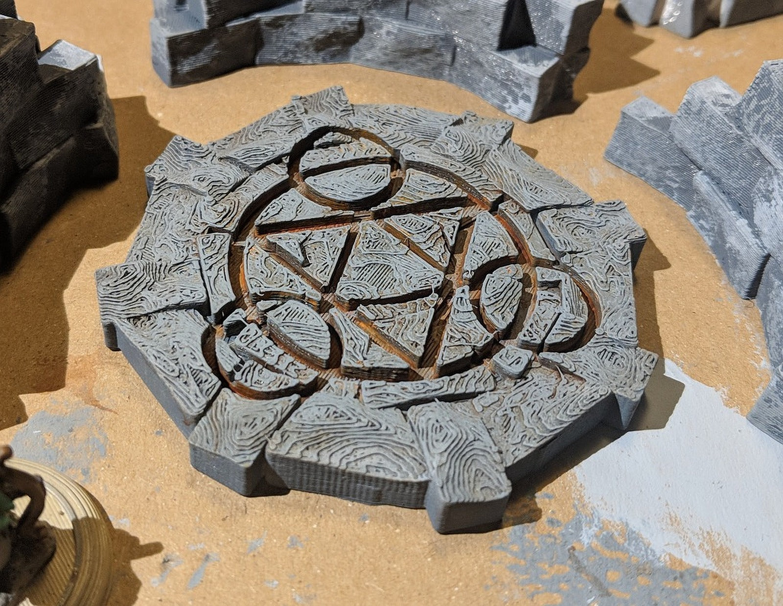 Fantasy Wargame Terrain - Teleport/Summoning Circles – 3D Baskı Modeli
