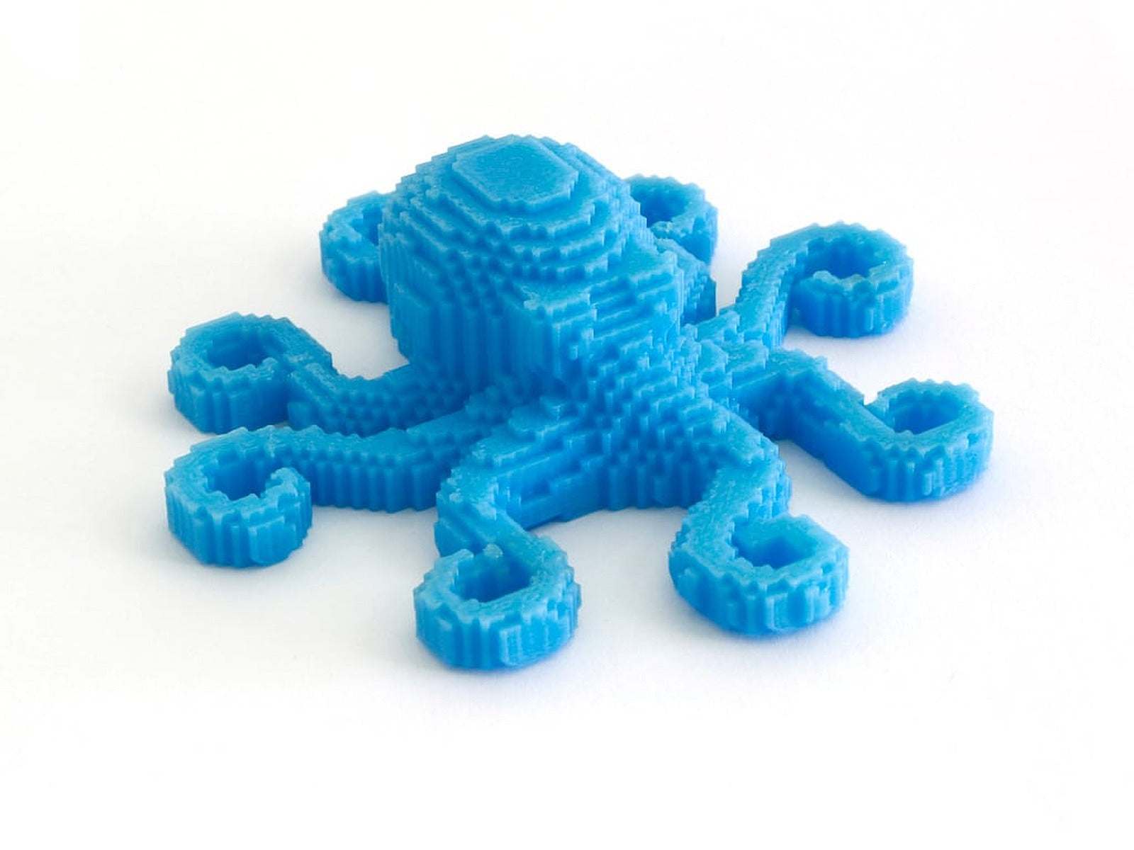 Pixel Octopus - Minimal Voxel Octopus Tutorial – 3D Baskı Modeli