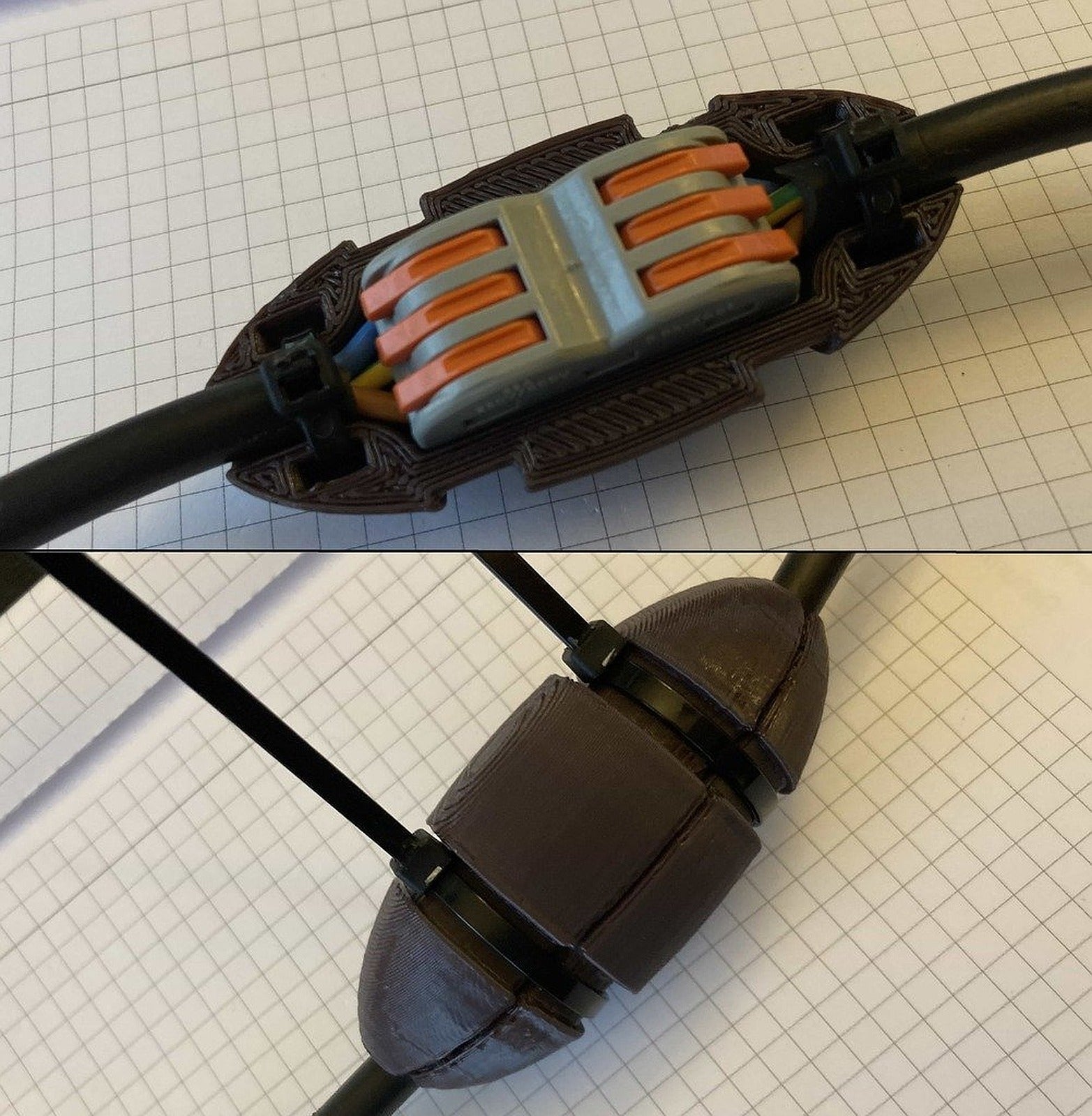 Wago in-line connection, junction stand – 3D Baskı Modeli