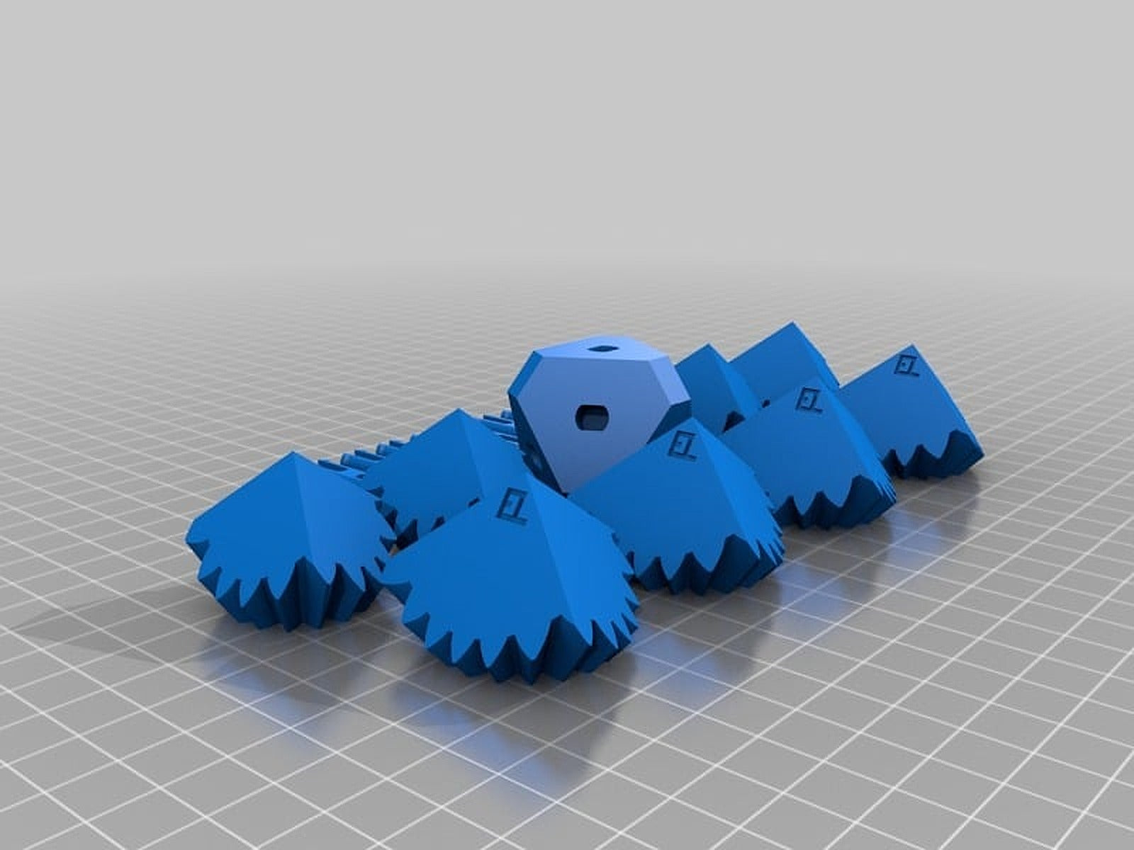 Customizable Cube Gears – 3D Baskı Modeli