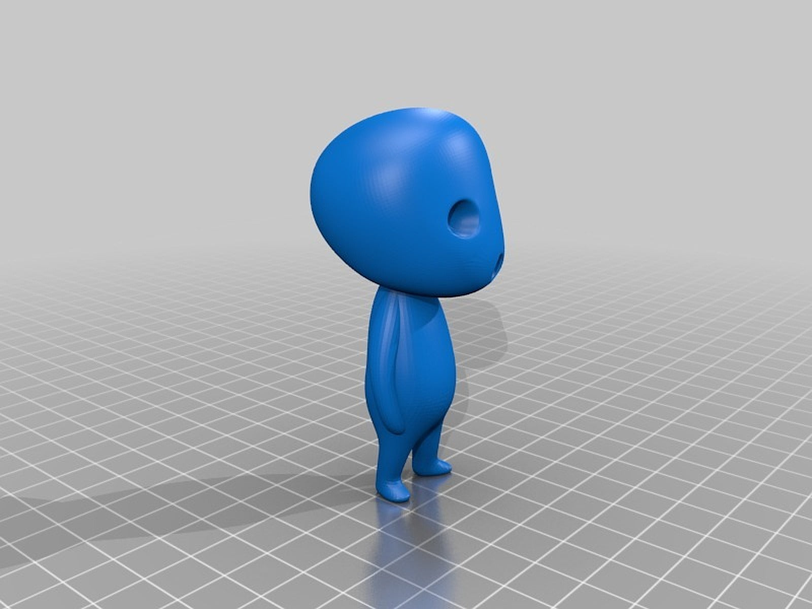 Princess Mononoke Kodama with Base – 3D Baskı Modeli