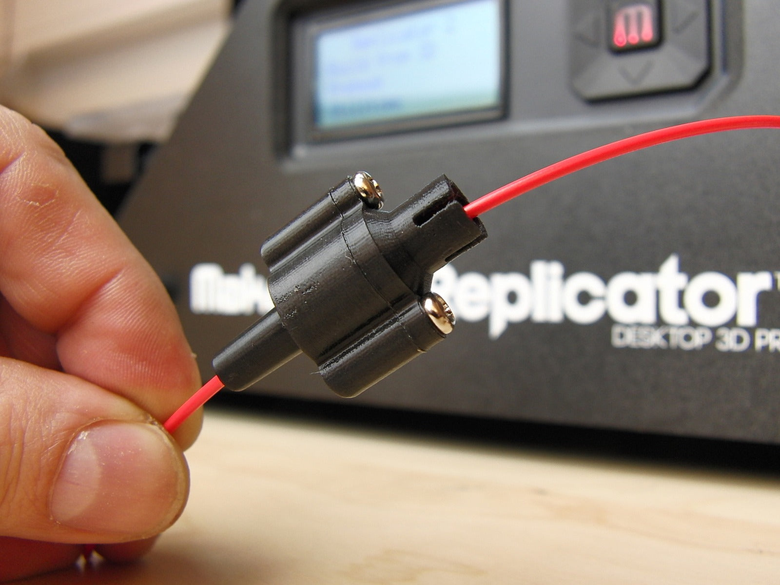 Replicator 1 - 2 - 2X Filament dust filter – 3D Baskı Modeli