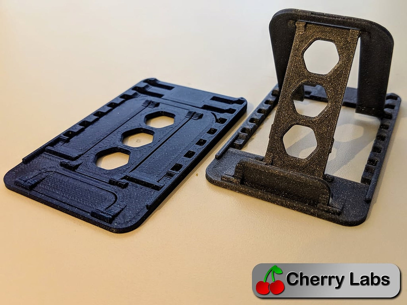 telefon/Tablet stand - Flat fold - Print in place! – 3D Baskı Modeli