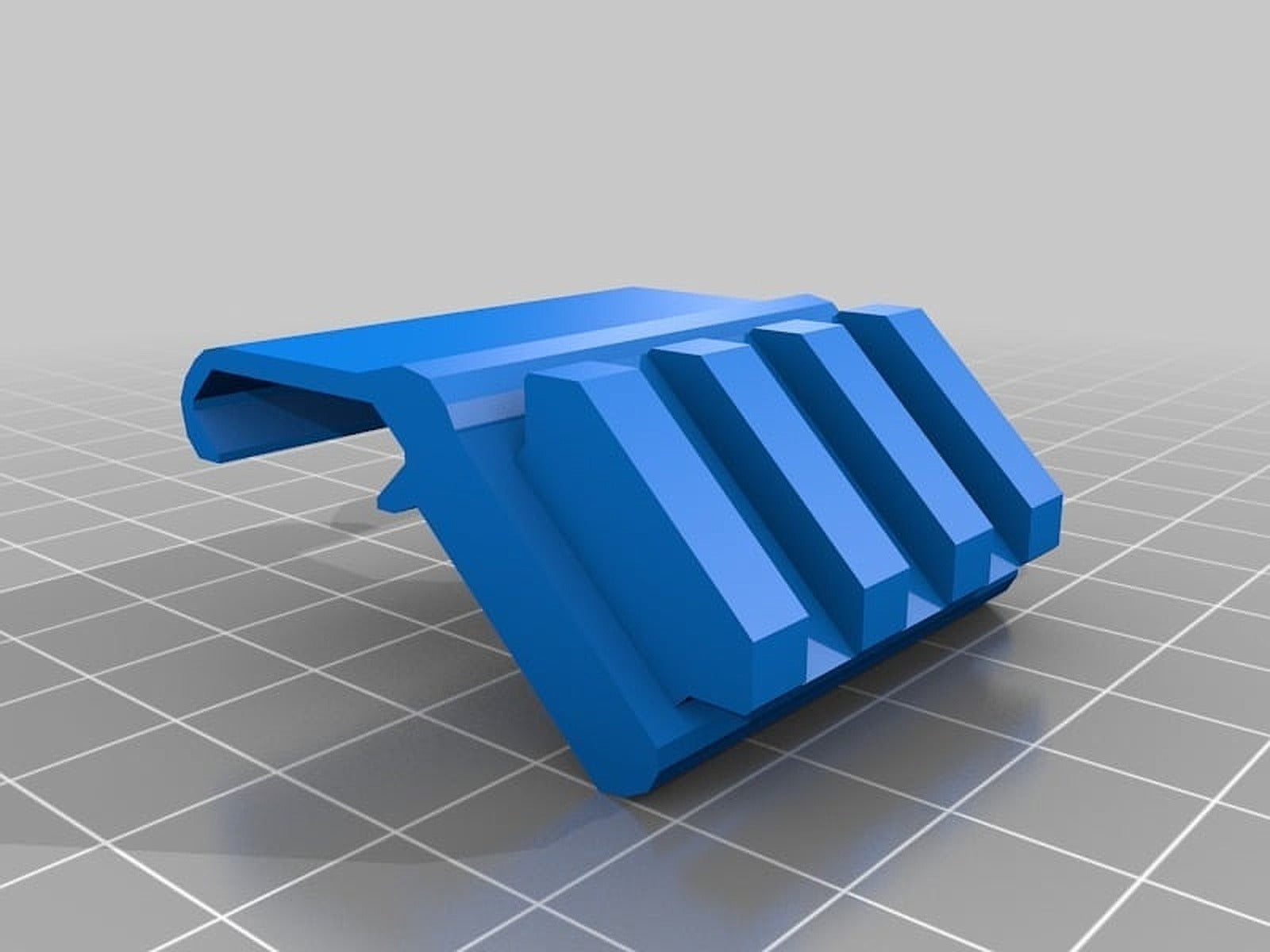 Angled Rail V2 – 3D Baskı Modeli