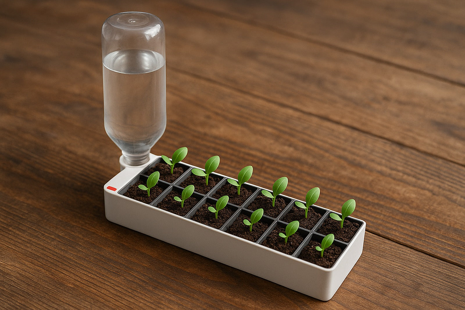Seedlings saksı - Continuous Self Watering System (PET Water Bottle Sealed) - Germination Station – 3D Baskı Modeli