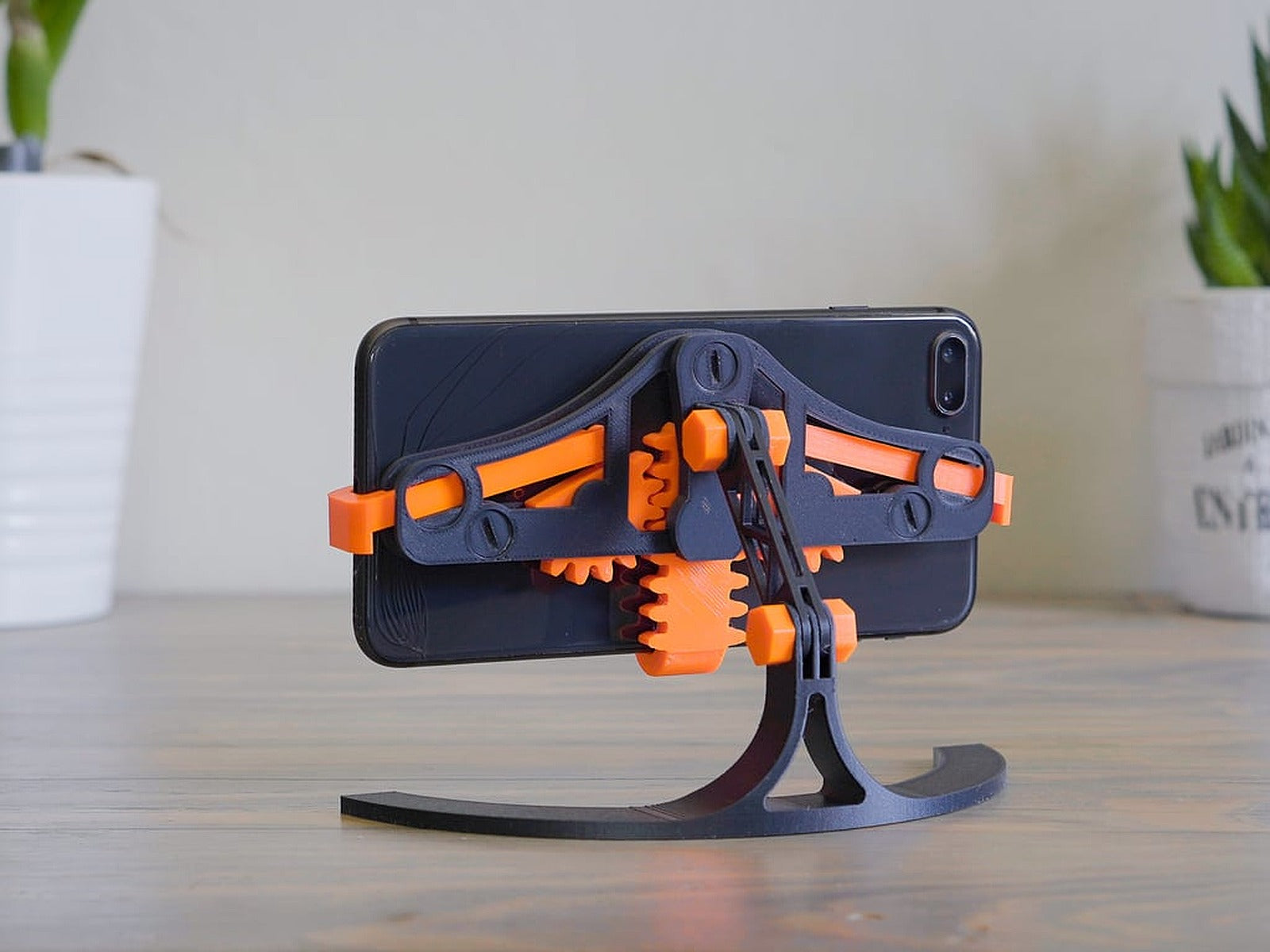 Mechanical Quick Grab/Release telefon stand – 3D Baskı Modeli