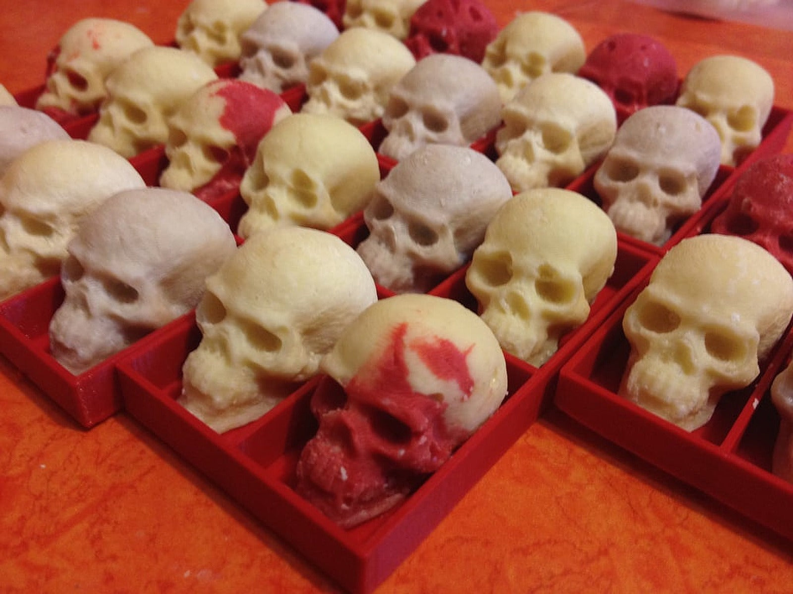 Chocolate Skull Mold Maker – 3D Baskı Modeli