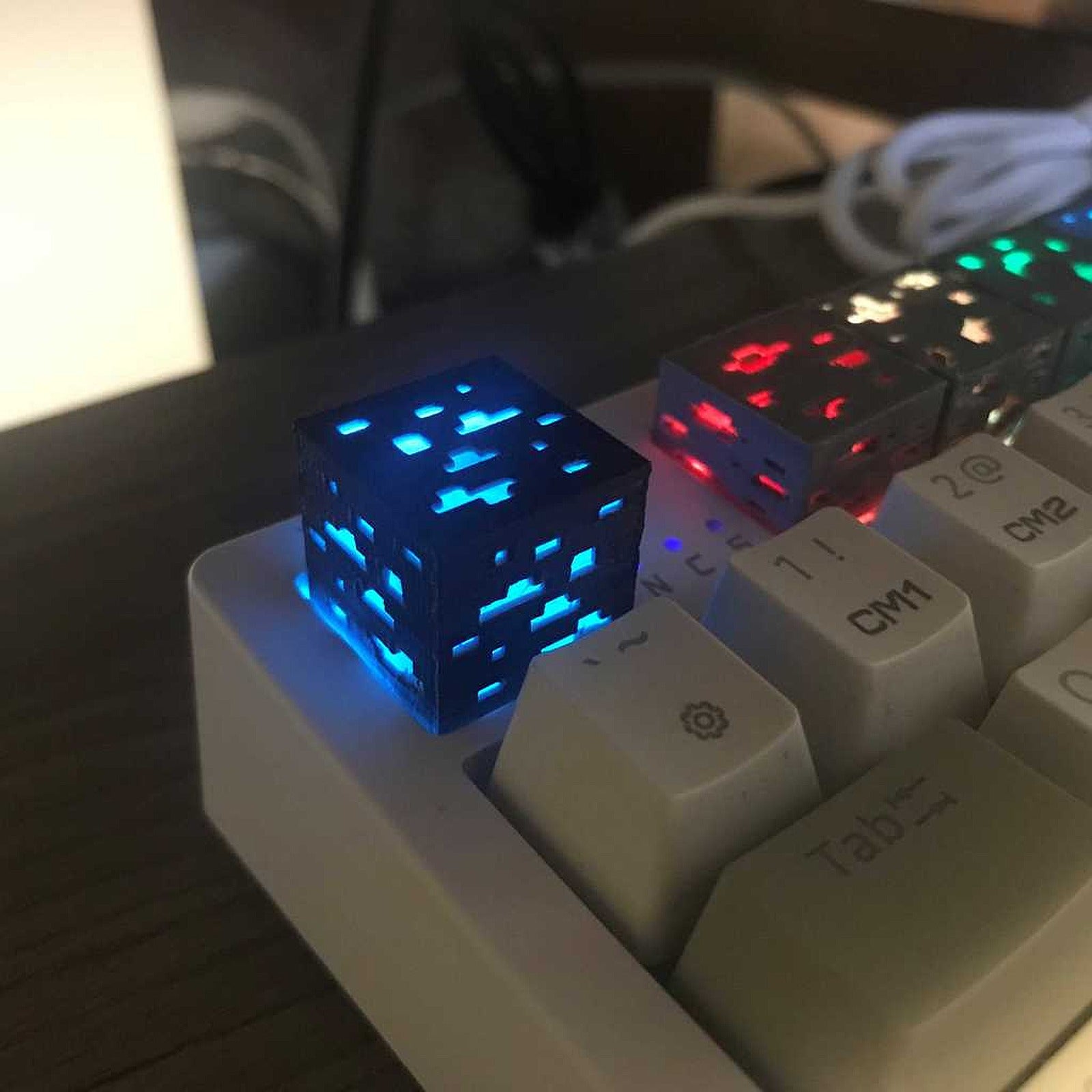 Minecraft Ore Keycaps – 3D Baskı Modeli