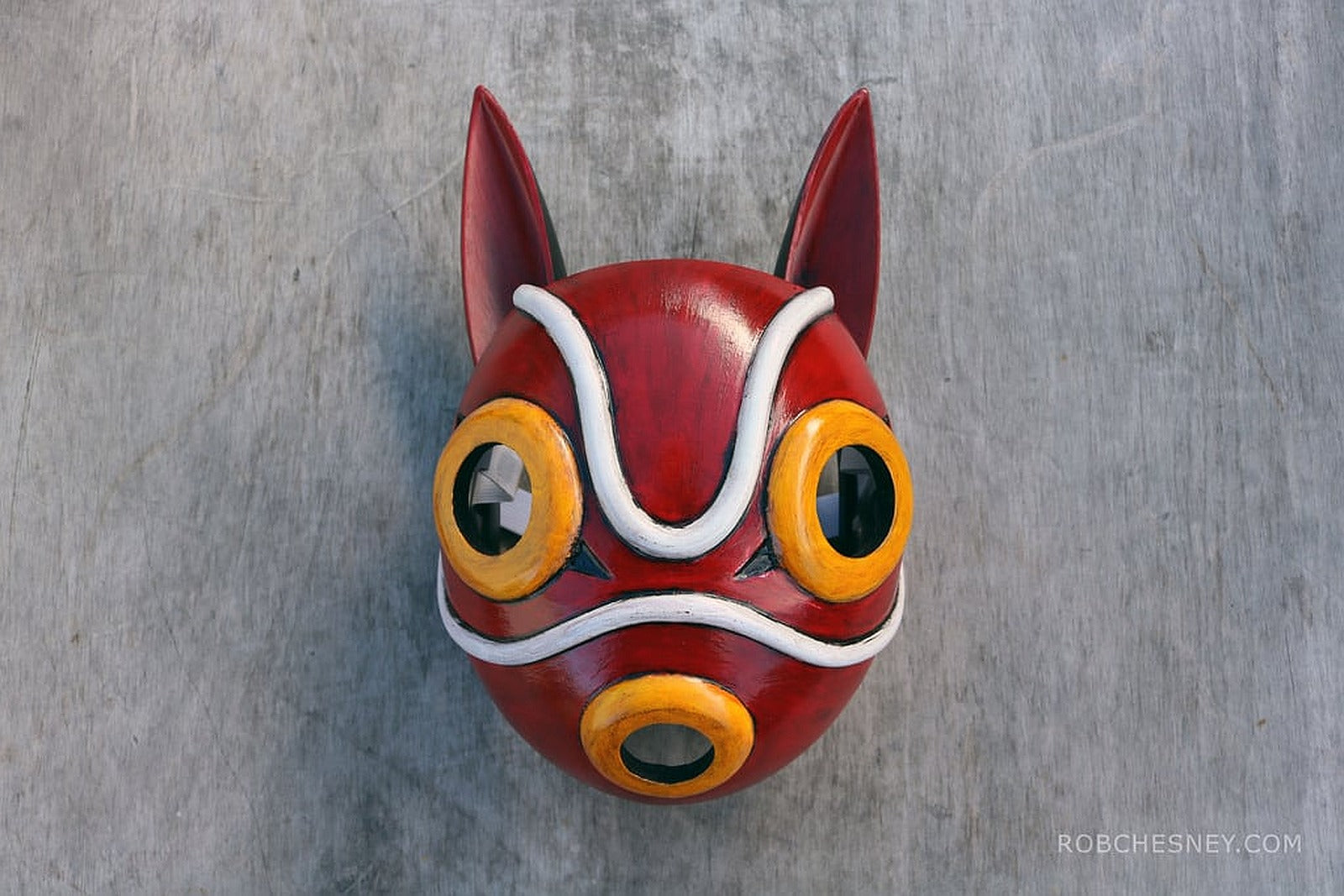 San's Mask for cosplay, from Princess Mononoke – 3D Baskı Modeli