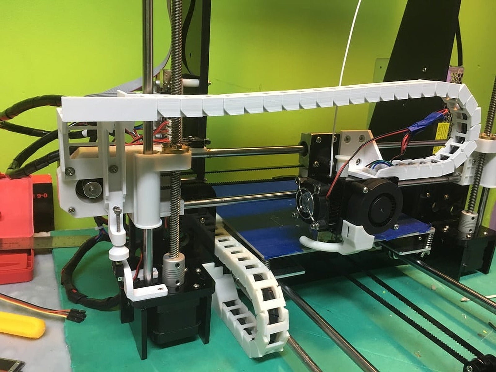 Anet a8 X-axis cable chain with z end-stop – 3D Baskı Modeli