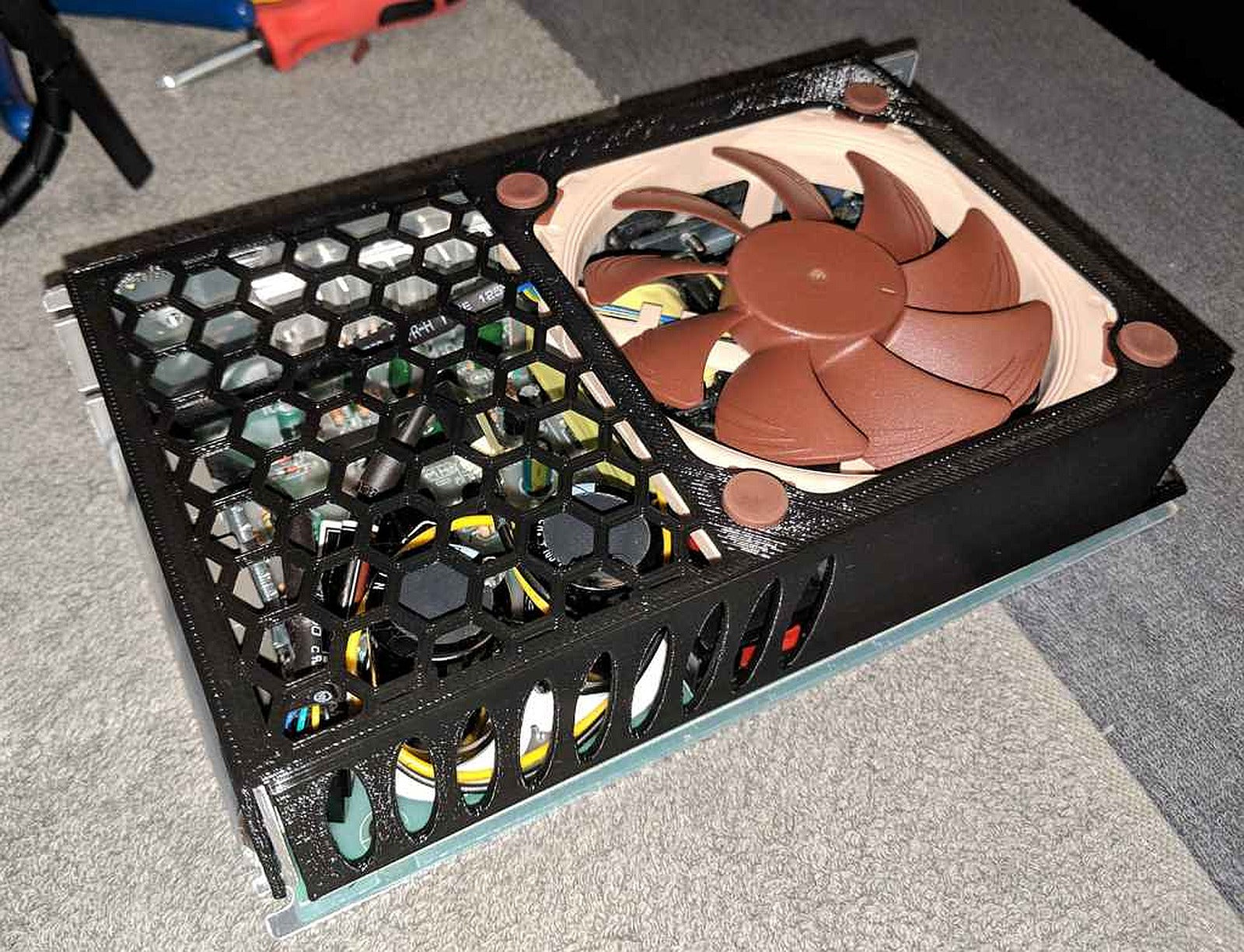 Anycubic Mega S / I3 Mega quiet Powersupply Netzteil PSU Cover Abdeckung | 92mm or 60mm – 3D Baskı Modeli