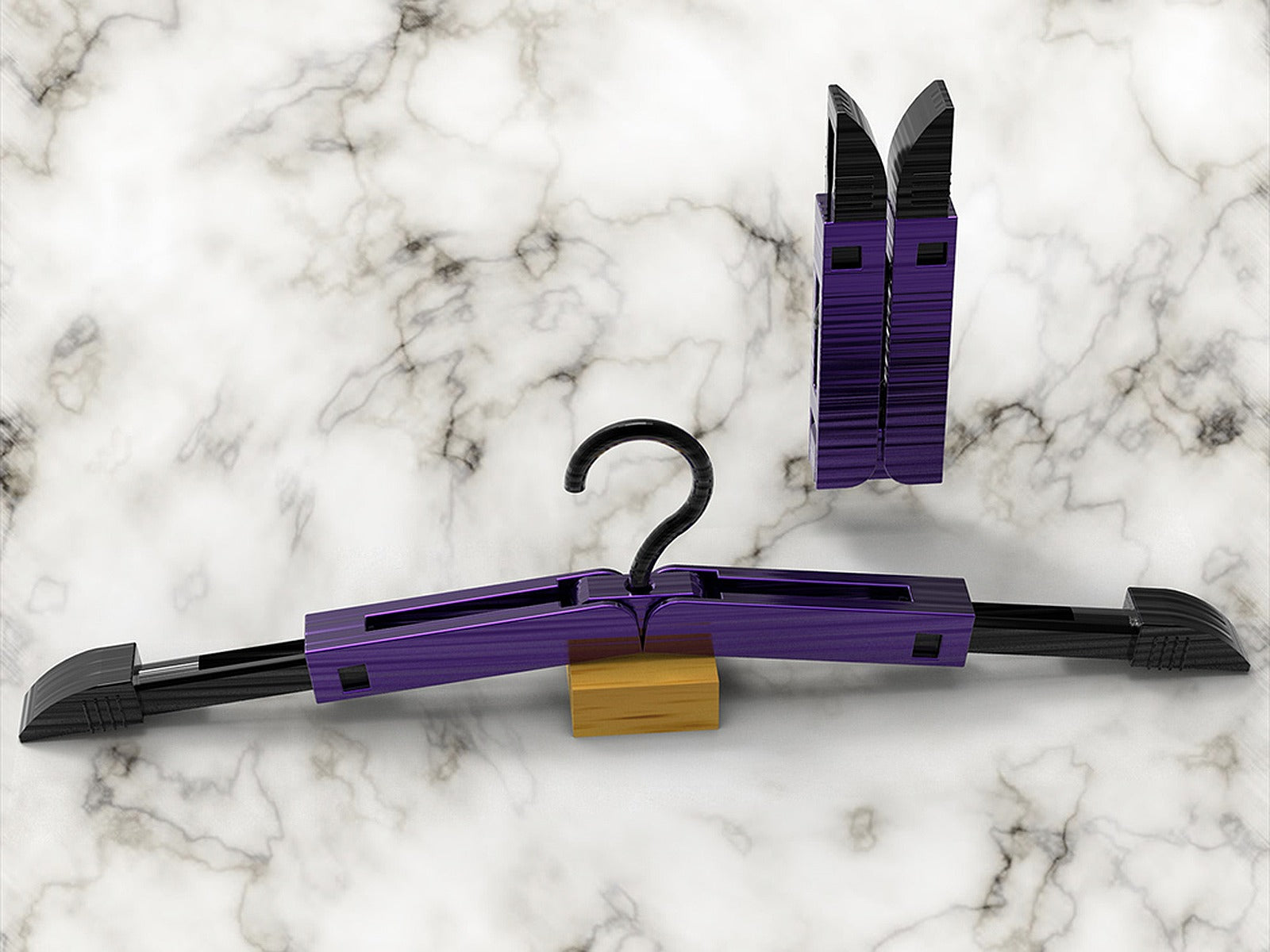 Folding Coat Hanger – 3D Baskı Modeli