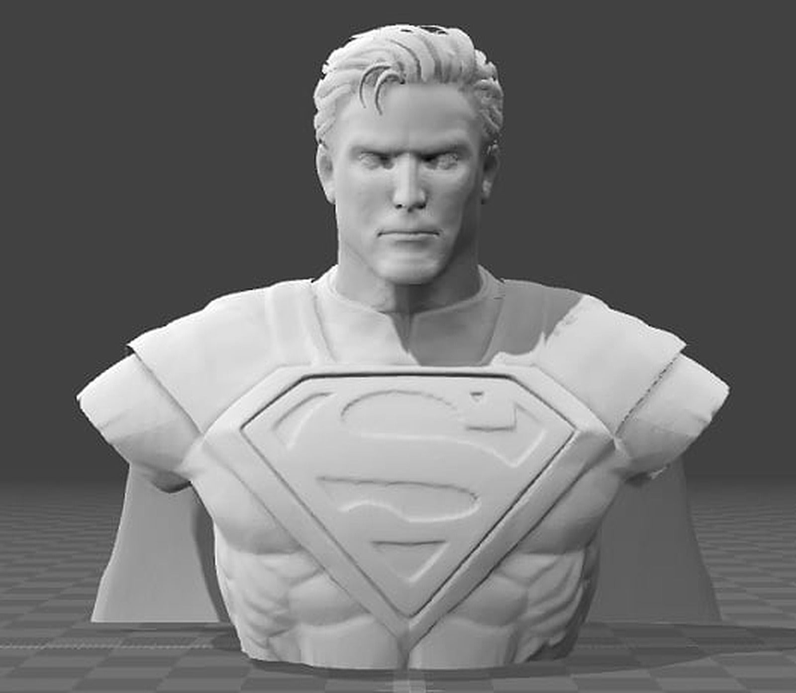 Superman Bust – 3D Baskı Modeli