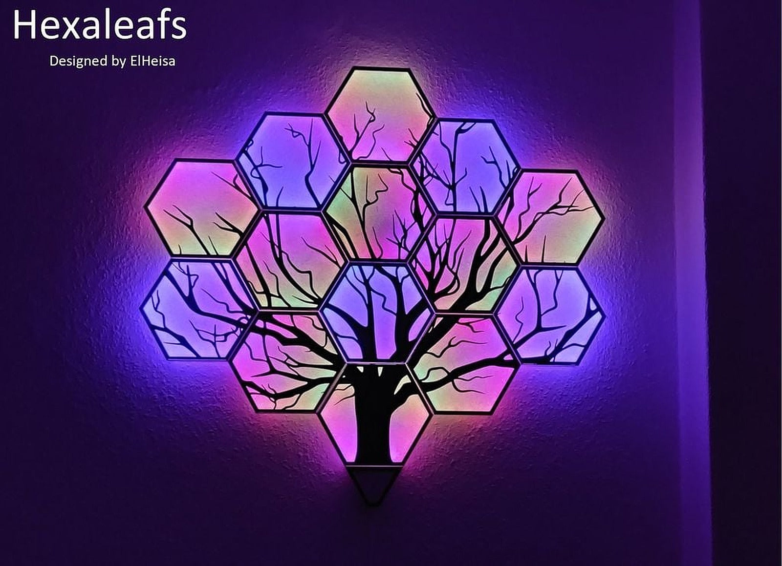 Hexagonal Nanoleaf - Hexaleaf – 3D Baskı Modeli