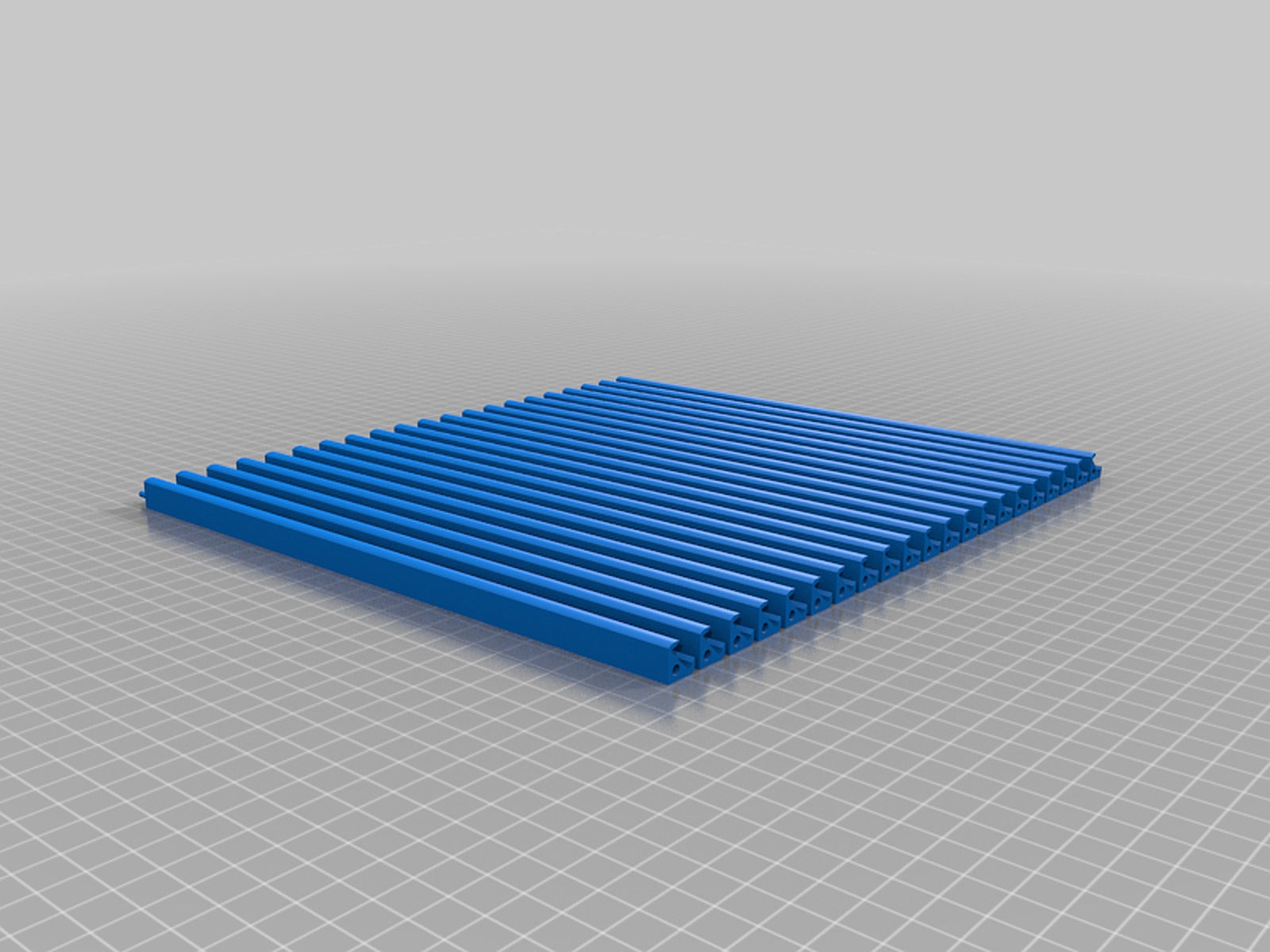 Led light strip rail for display cakutu/düzenleyiciets – 3D Baskı Modeli