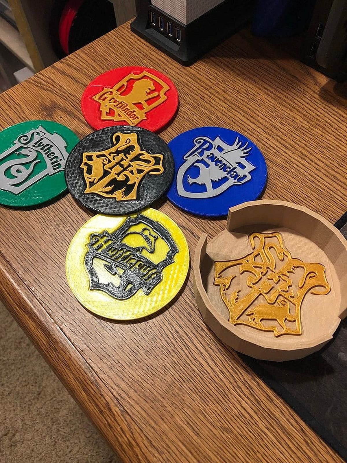 Harry Potter Coasters – 3D Baskı Modeli