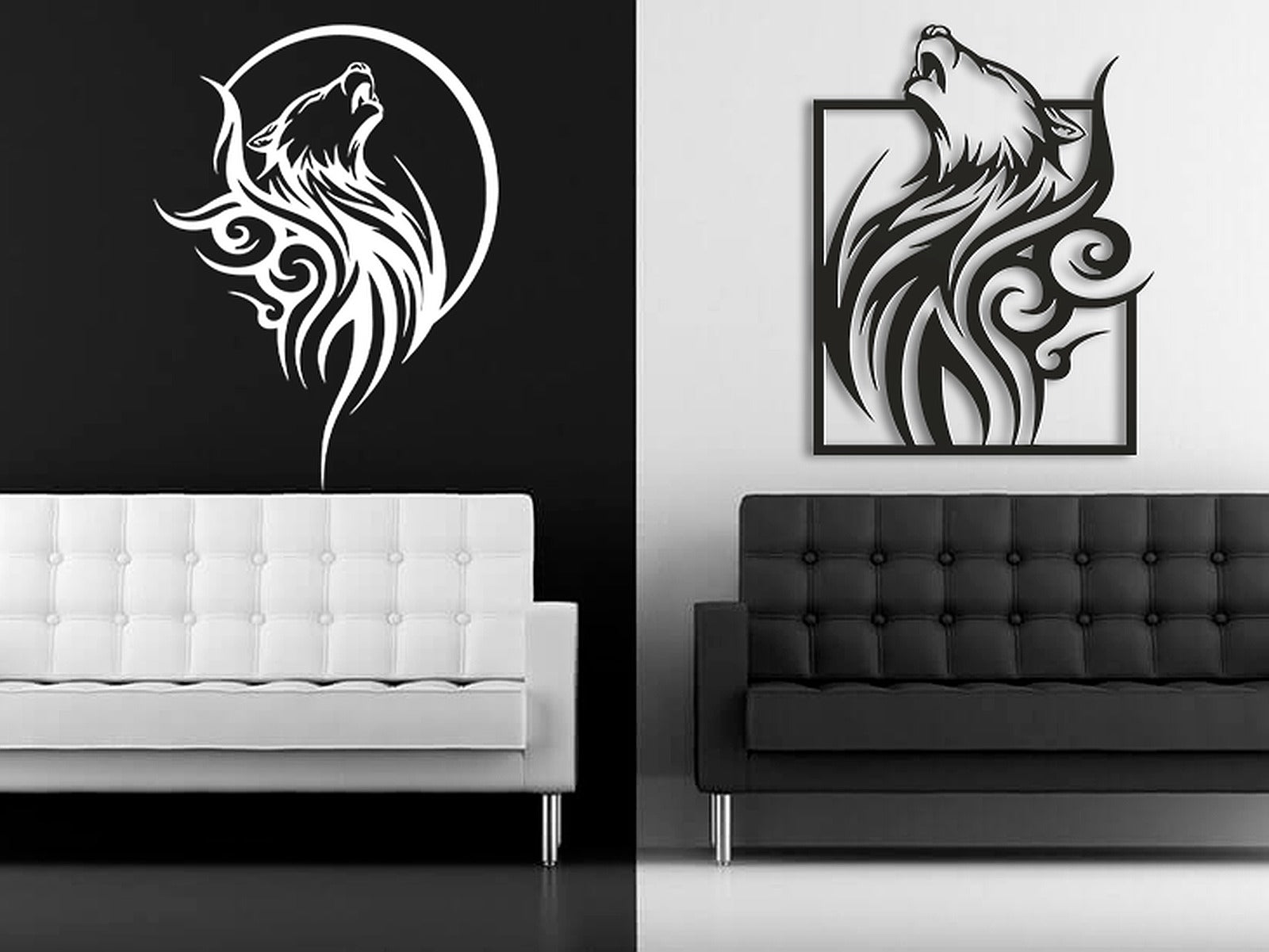 Tribal Wolf – 3D Baskı Modeli